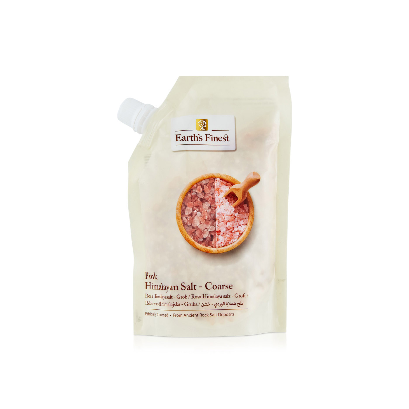 Earth’s Finest Pink Himalayan Salt Coarse 500g