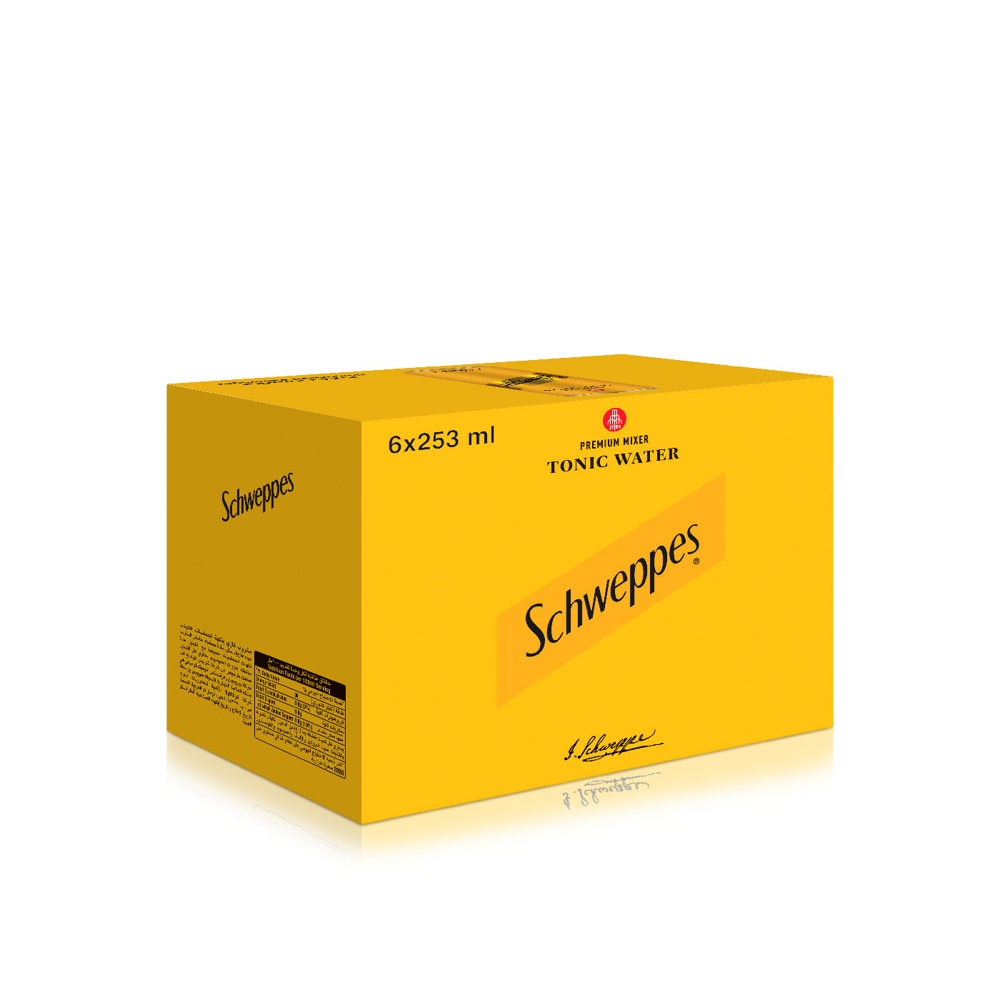 Schweppes Tonic Water 253ml x 6 + Bucket