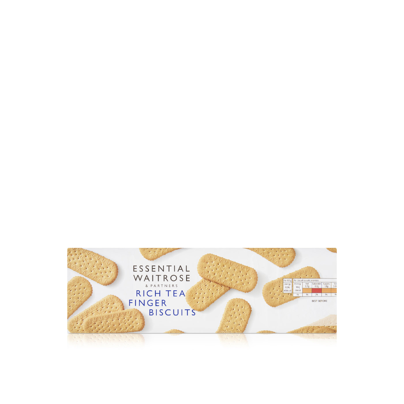 Waitrose Essential Rich Tea Finger Biscuits 250g