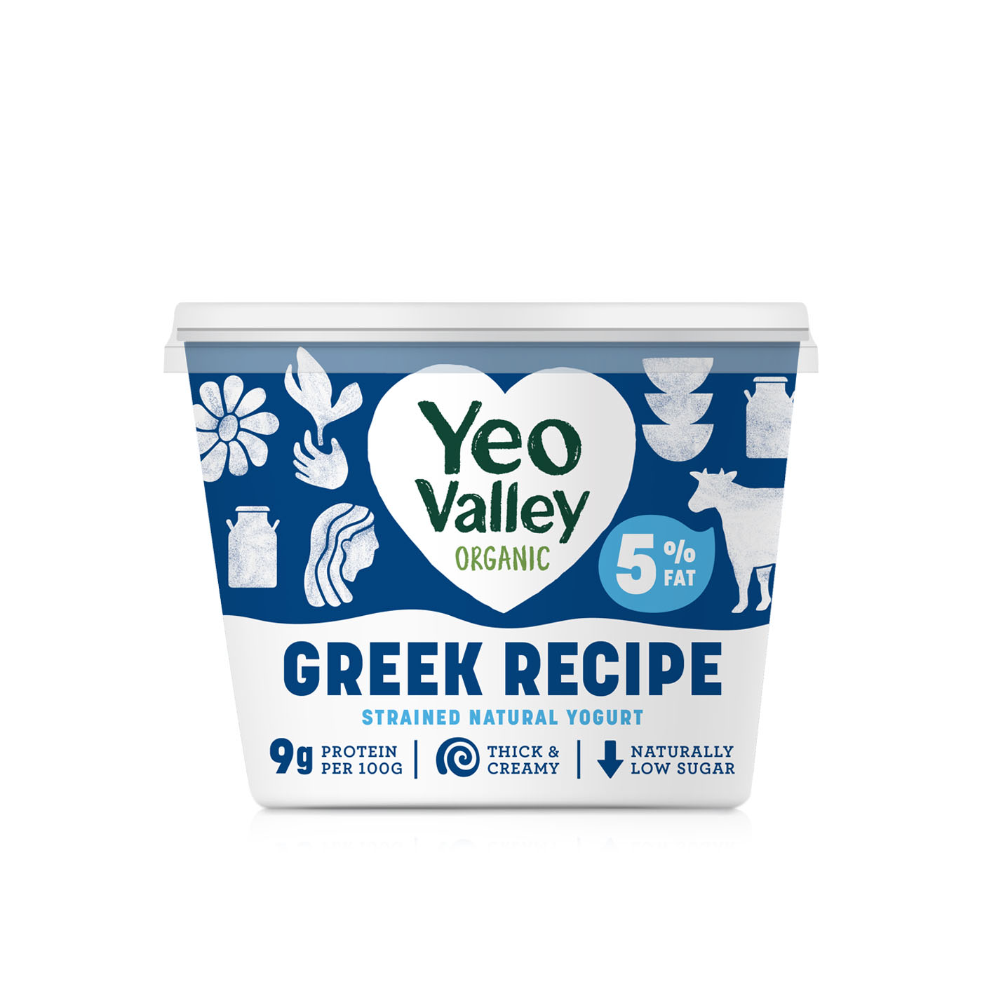 Yeo Valley Organic Greek Recipe Strained Natural Yogurt 450g