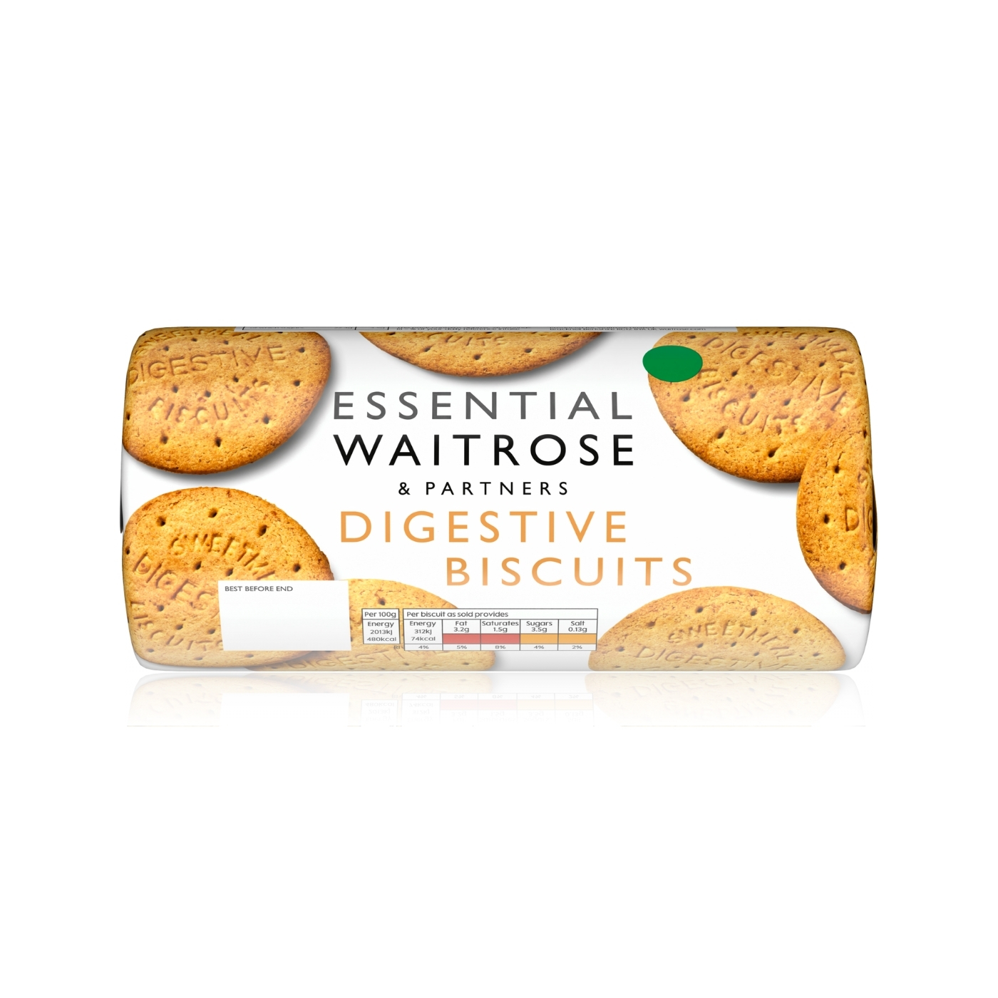 Waitrose Essentials Digestive Biscuits 400g