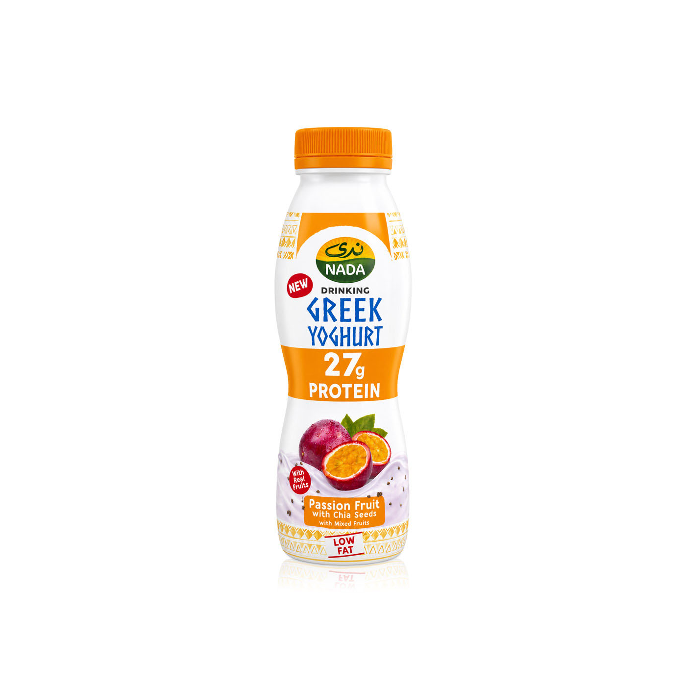 Nada Drinking Greek Yoghurt Passion Fruit with Chia Seeds 330ml
