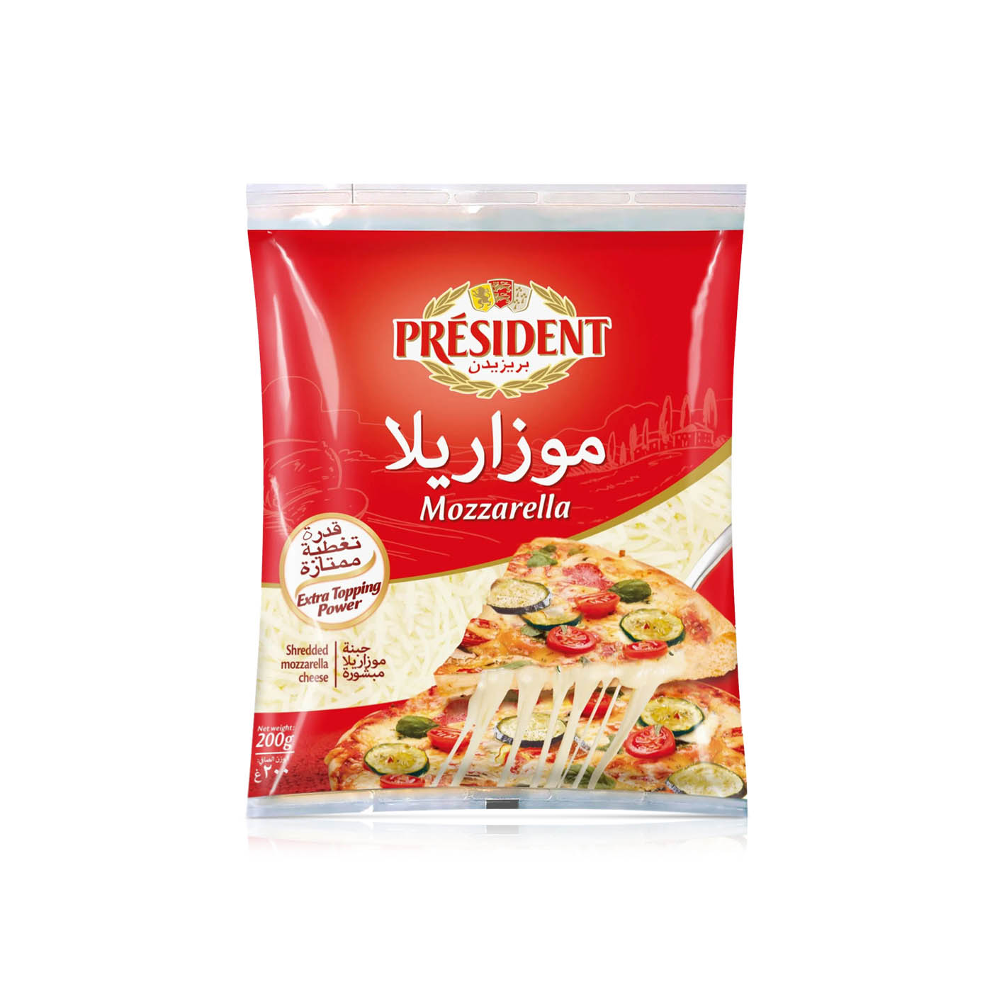 President Shredded Mozarella 200g