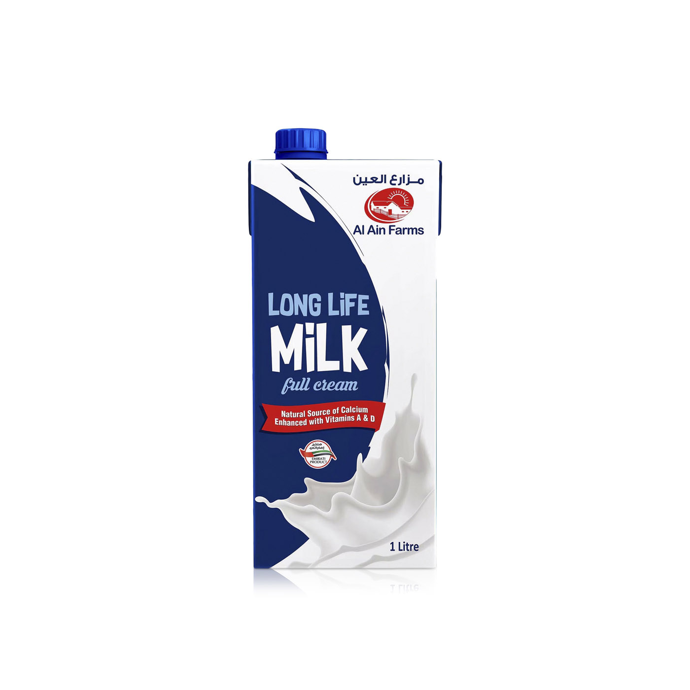 Al Ain Farms Full Cream Uht Milk 1 litre