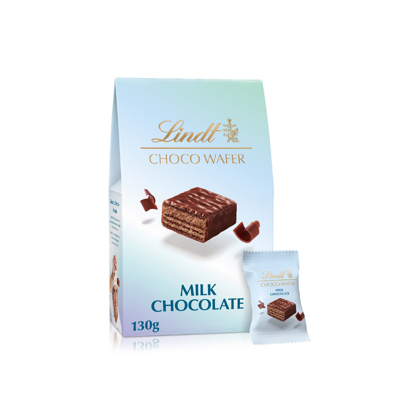 Lindt Choco Wafer Milk Chocolate x 10 130g