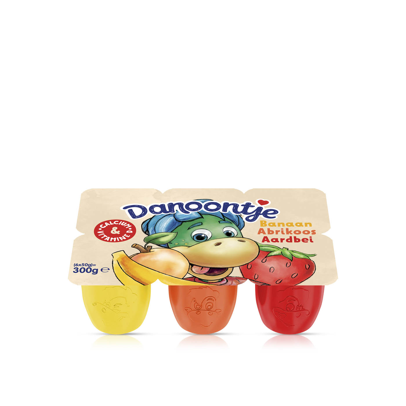 Danone Danoontje Assorted Fruit Yoghurt 50g x 6