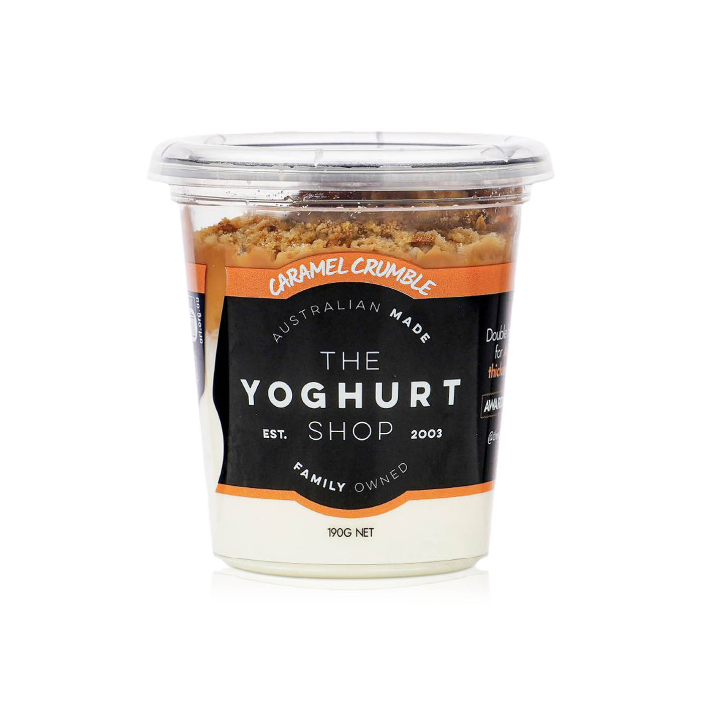 The Yoghurt Shop Caramel Crumble 190g