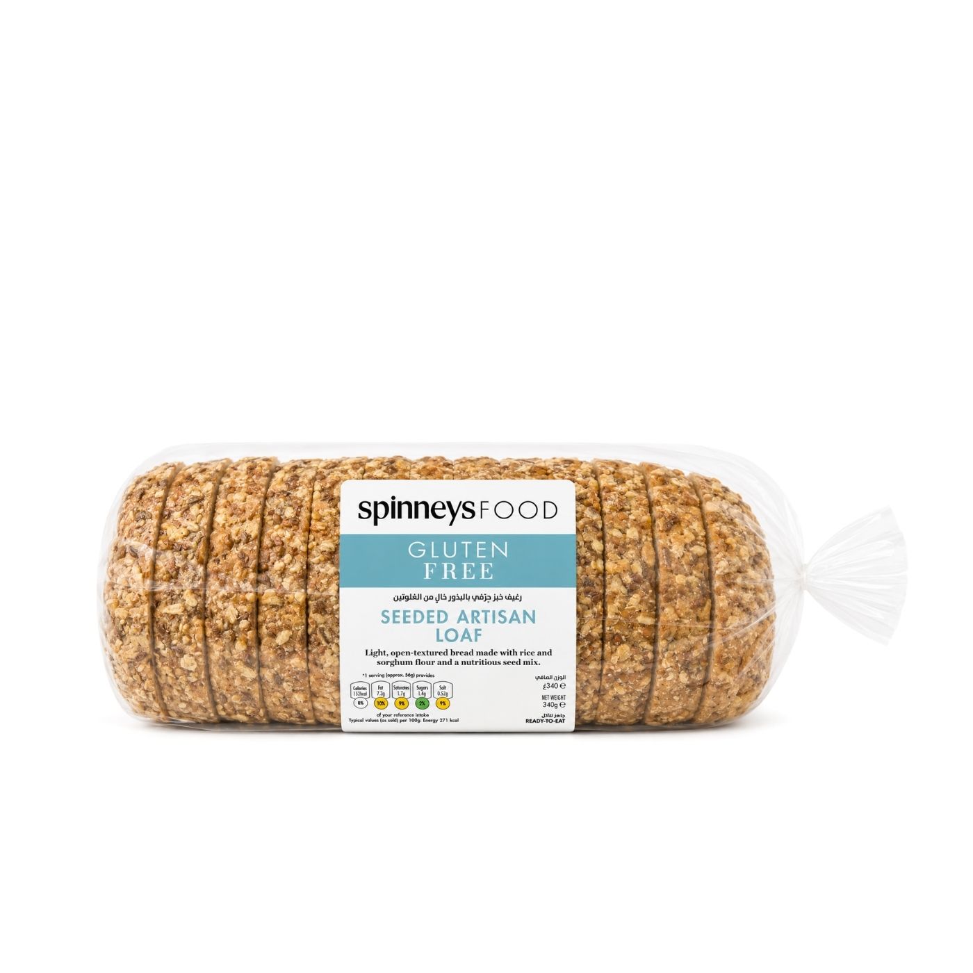 Spinneysfood Gluten-Free Seeded Artisan Loaf 340g