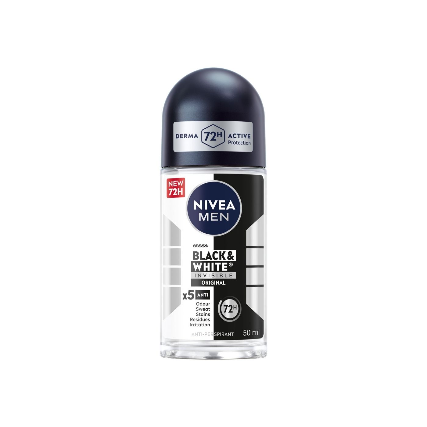 Nivea Men Roll On Deodorant Black & White 50ml