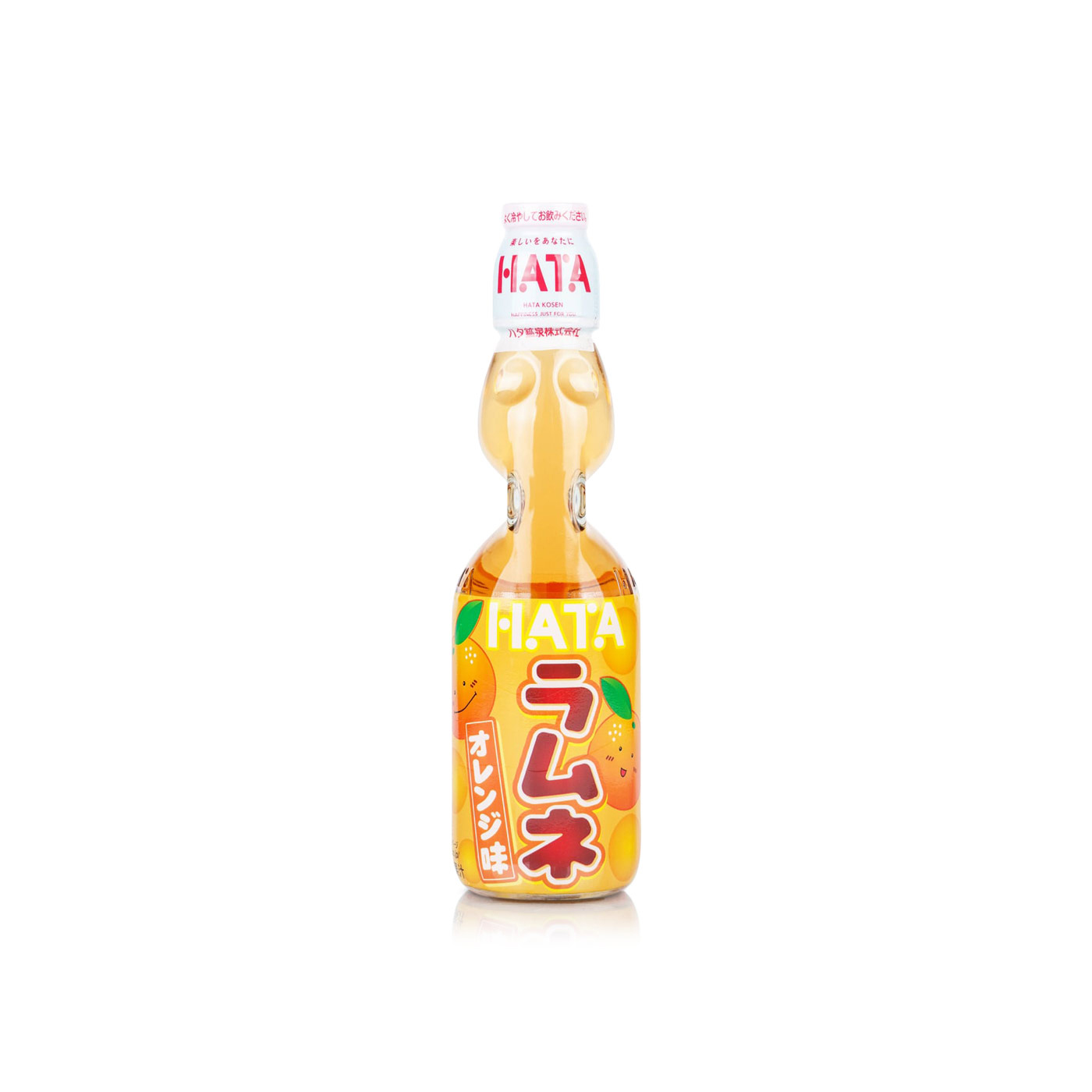 Hata Bin Ramune Orange Drink 200ml