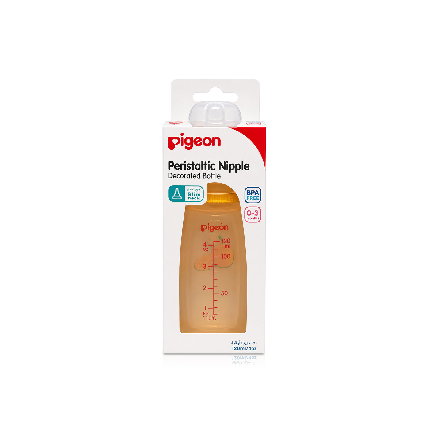 Pigeon Bottle With Peristaltic Nipple 12