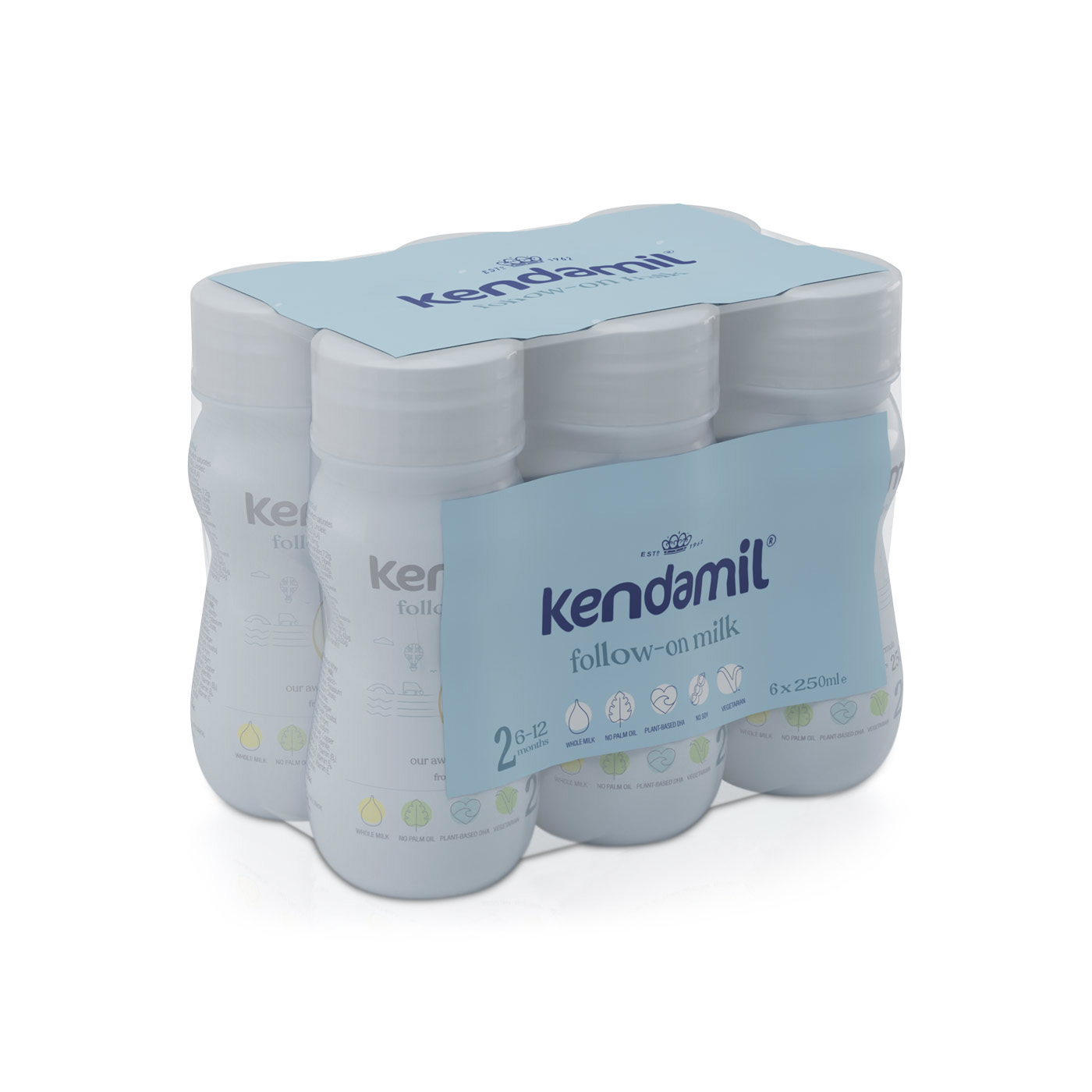 Kendamil Classic Follow On Milk Stage 2 250ml x 6 (6-12m)