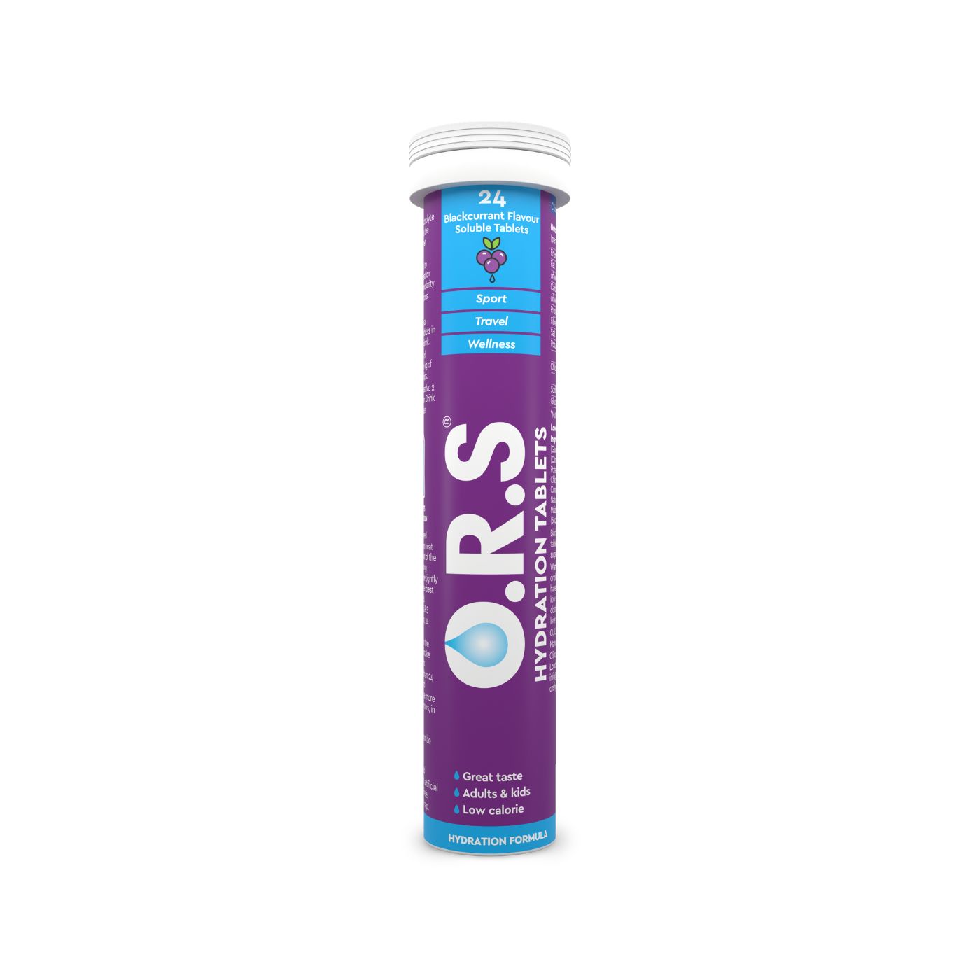O.R.S Hydration Tablets Blackcurrant x24