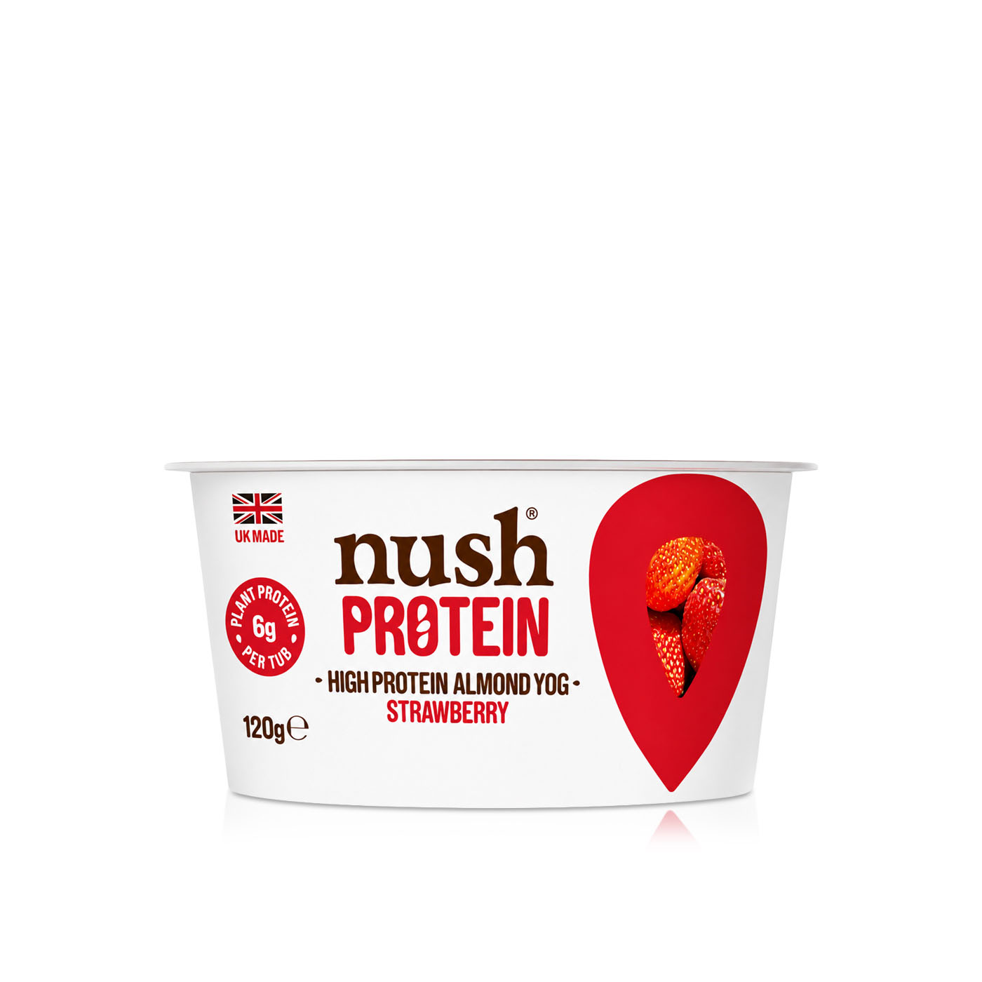 Nush Dairy-Free Almond Yog Strawberry 120g