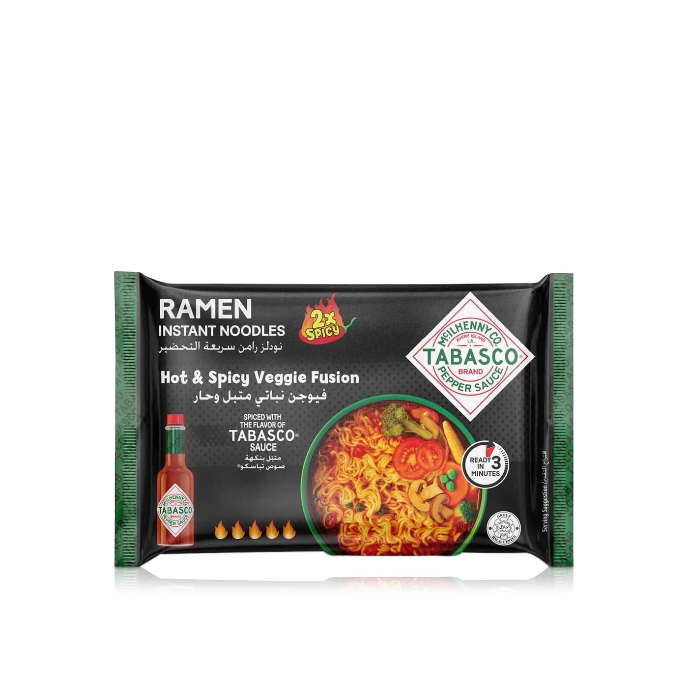 Tabasco Instant Ramen Noodles Hot & Spicy Veggie Fusion 75g