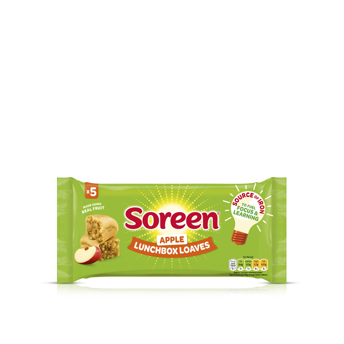 Soreen Apple Lunchbox Loaves x 5