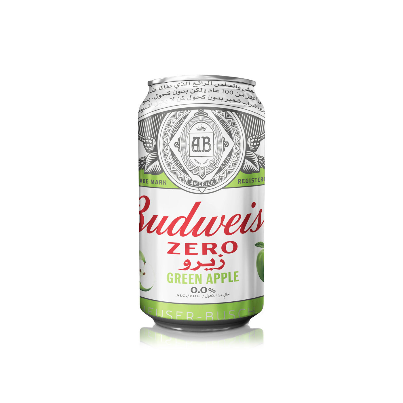 Budweiser Zero Non-Alcoholic Apple Beer Can 330ml