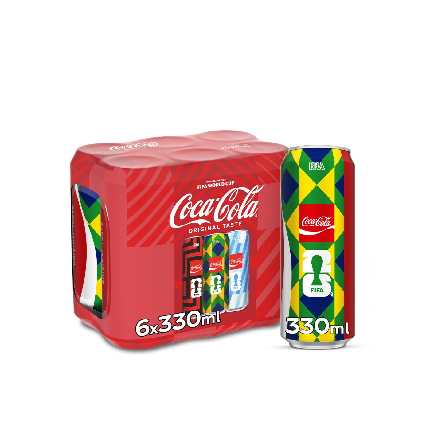 Coca Cola Can 330ml x 6