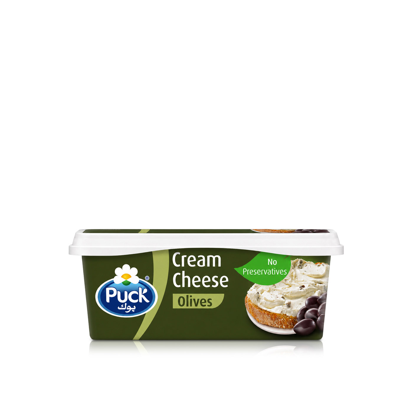 Puck Cream Cheese with Black Olives 300g