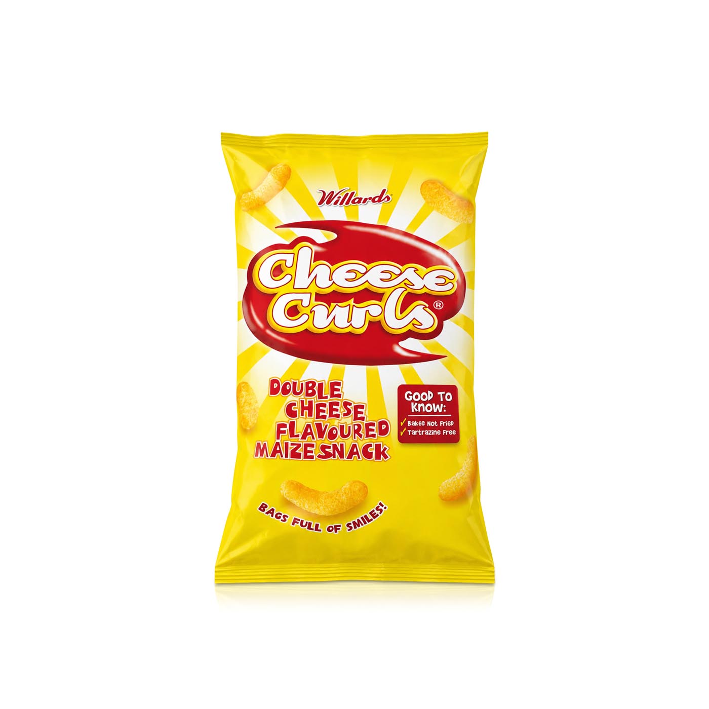 Willards Cheese Curls Snack 150g