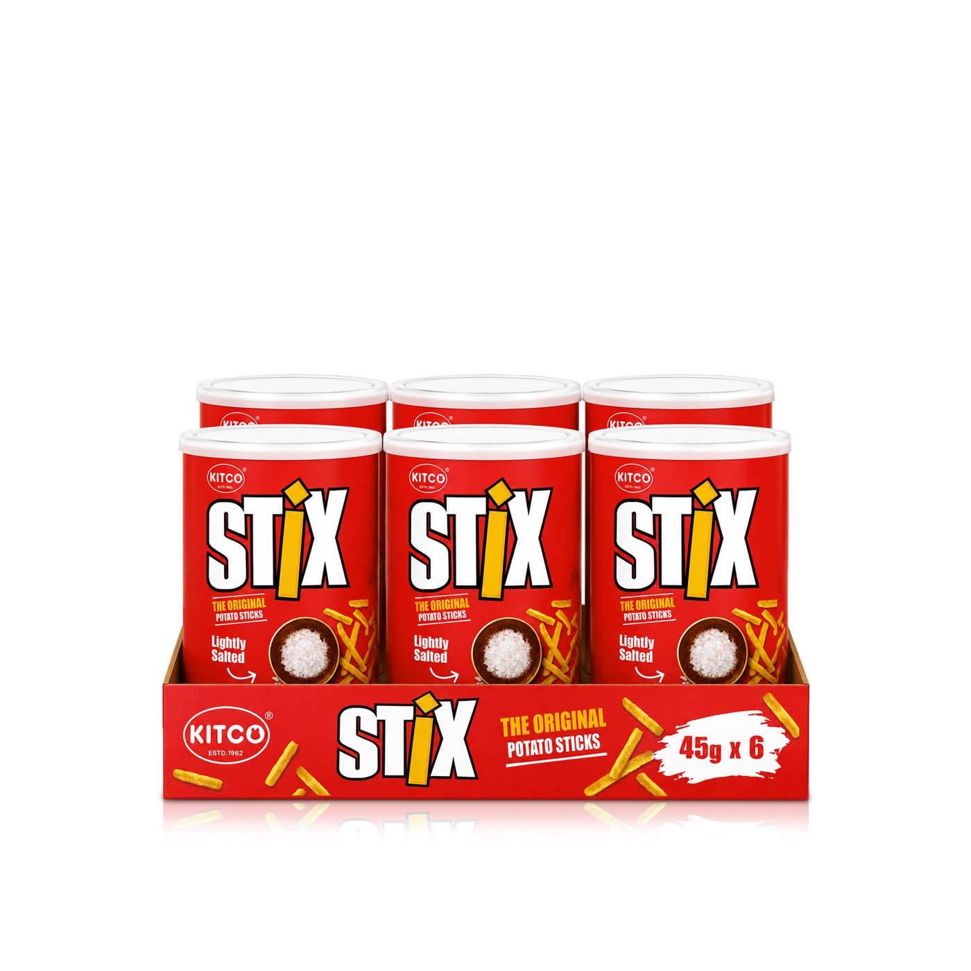 Kitco Stix Lightly Salted 45g x 6