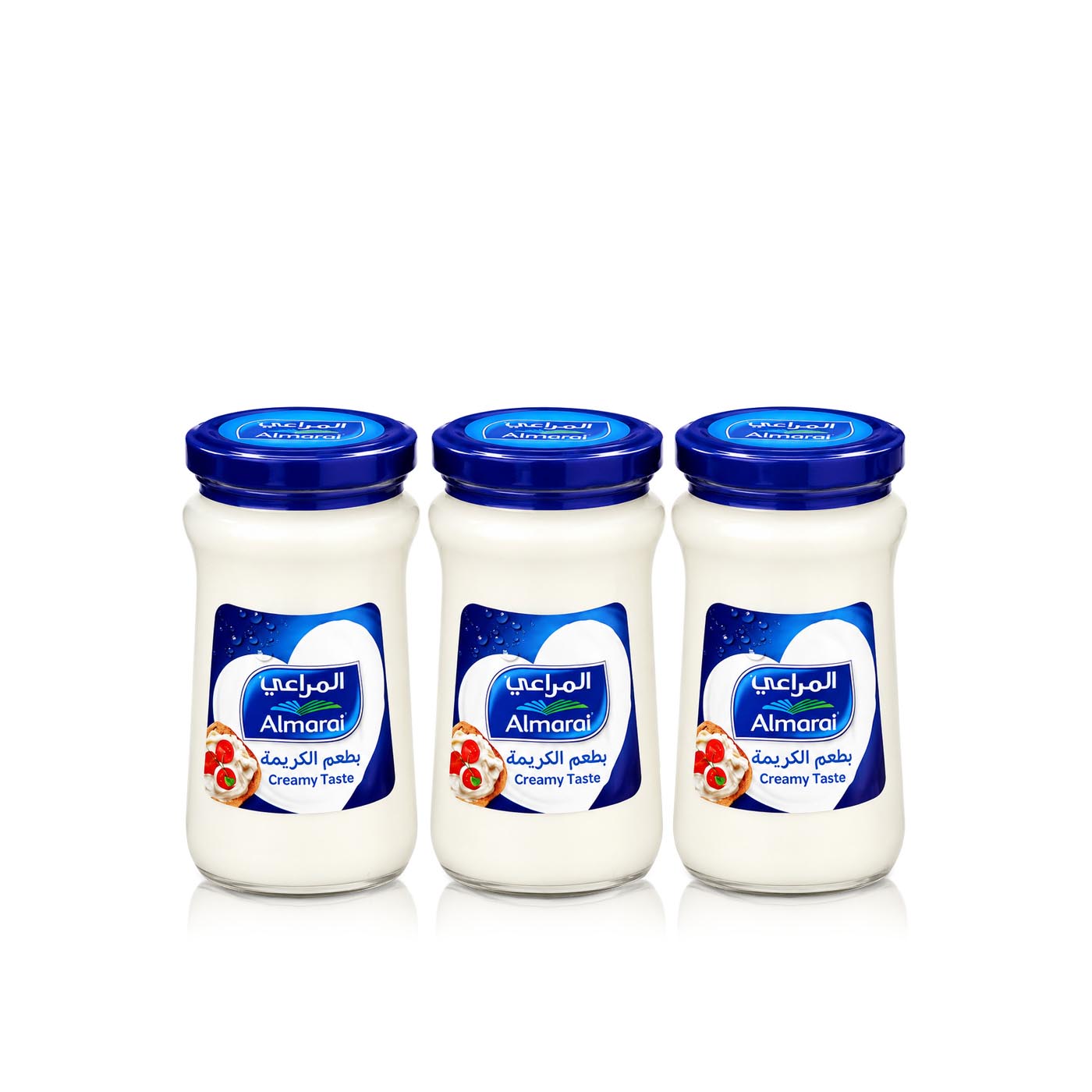 Almarai Spreadable Cream Cheese Jar 200g x 3