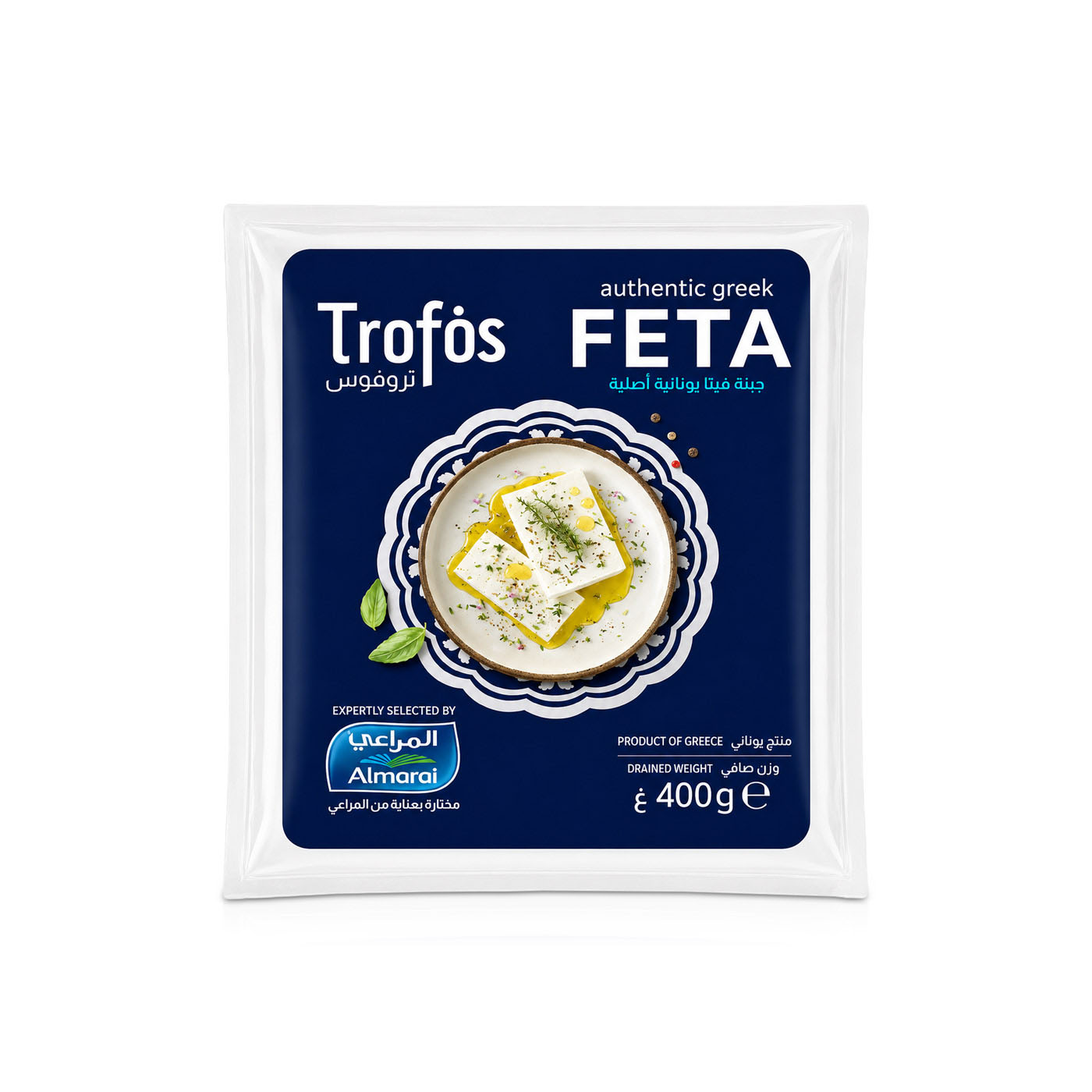 Almarai Trofos Greek Feta Cheese 400g