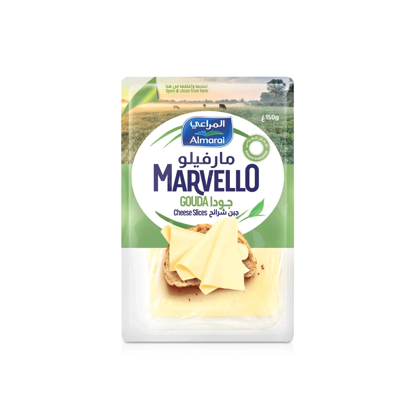 Almarai Marvello Gouda Cheese Slices 150g
