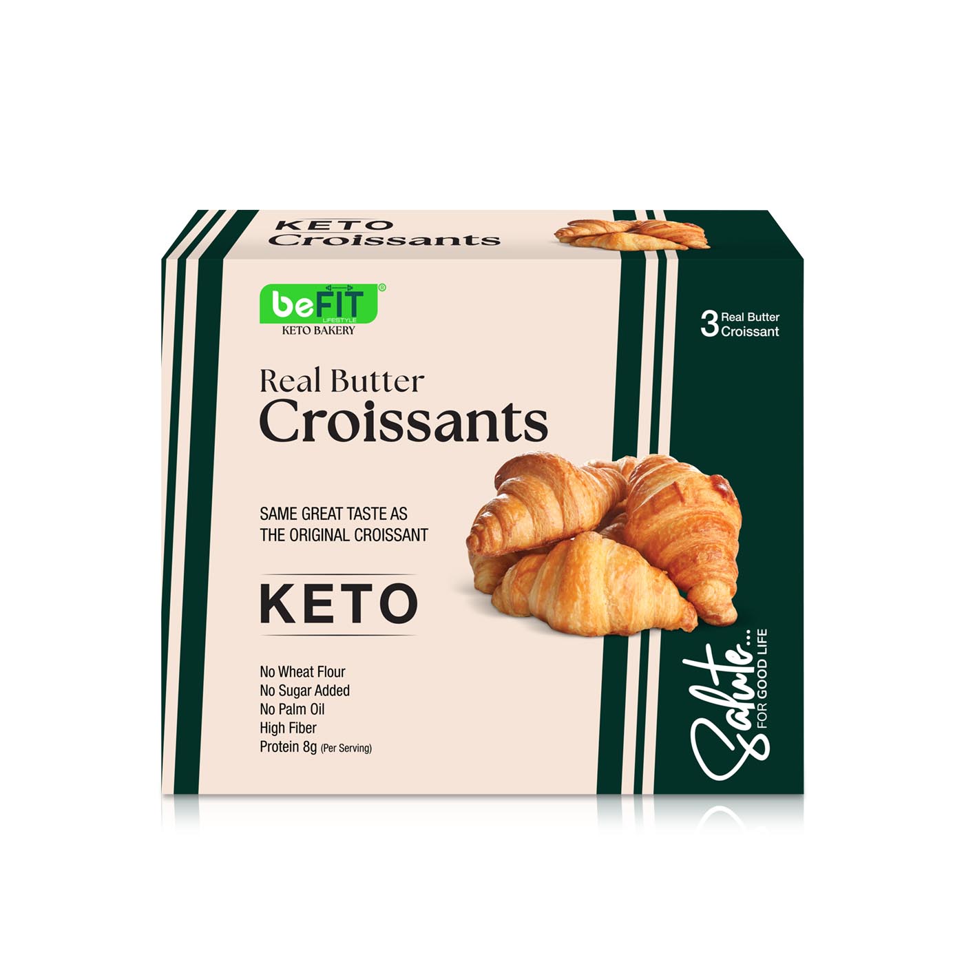 Befit Keto Croissants x 3