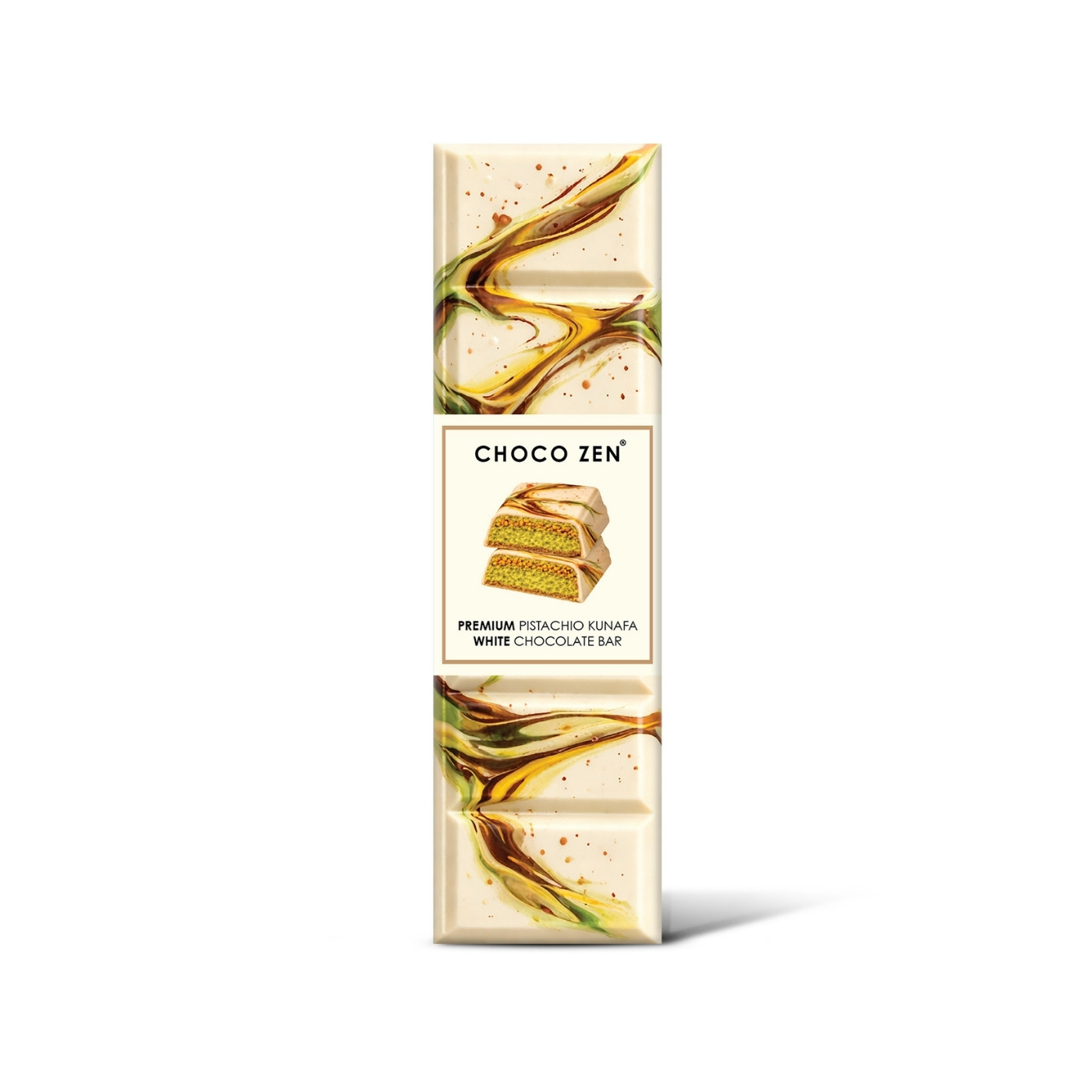 Choco Zen Pistachio Kunafa White Chocolate 45g