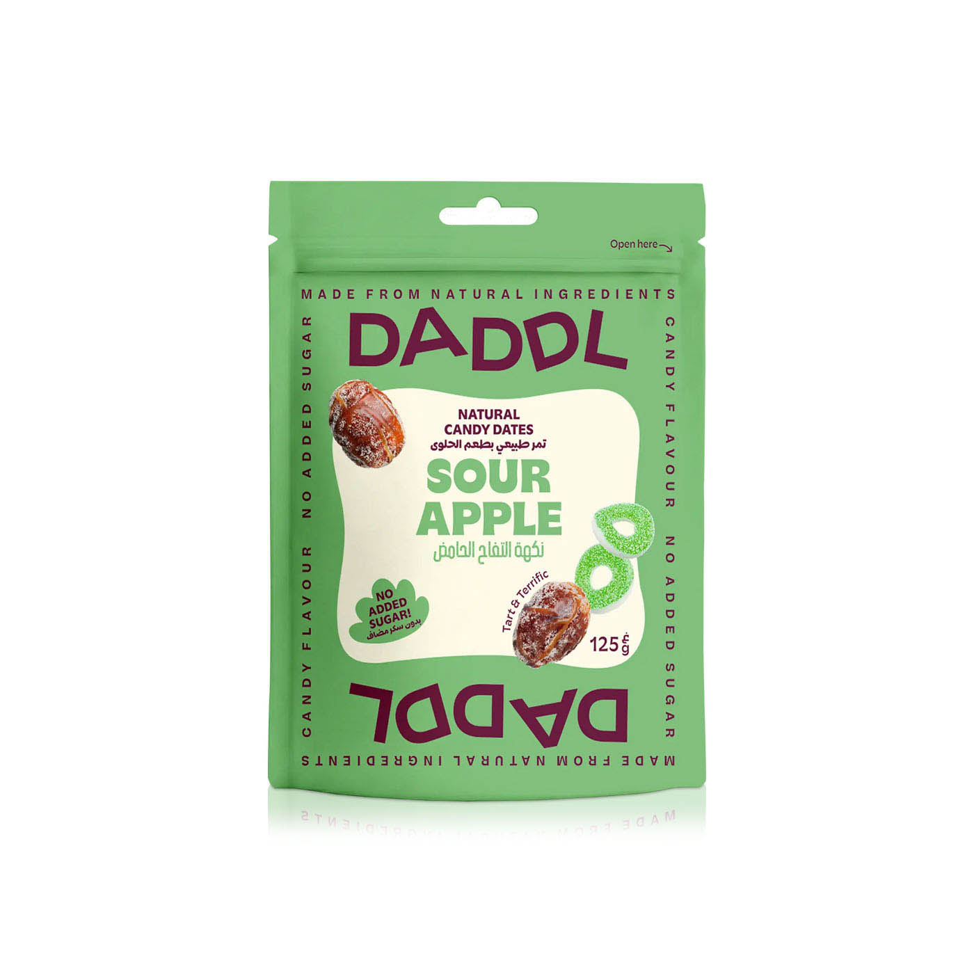 Daddl Candy Sour Apple Dates 125g