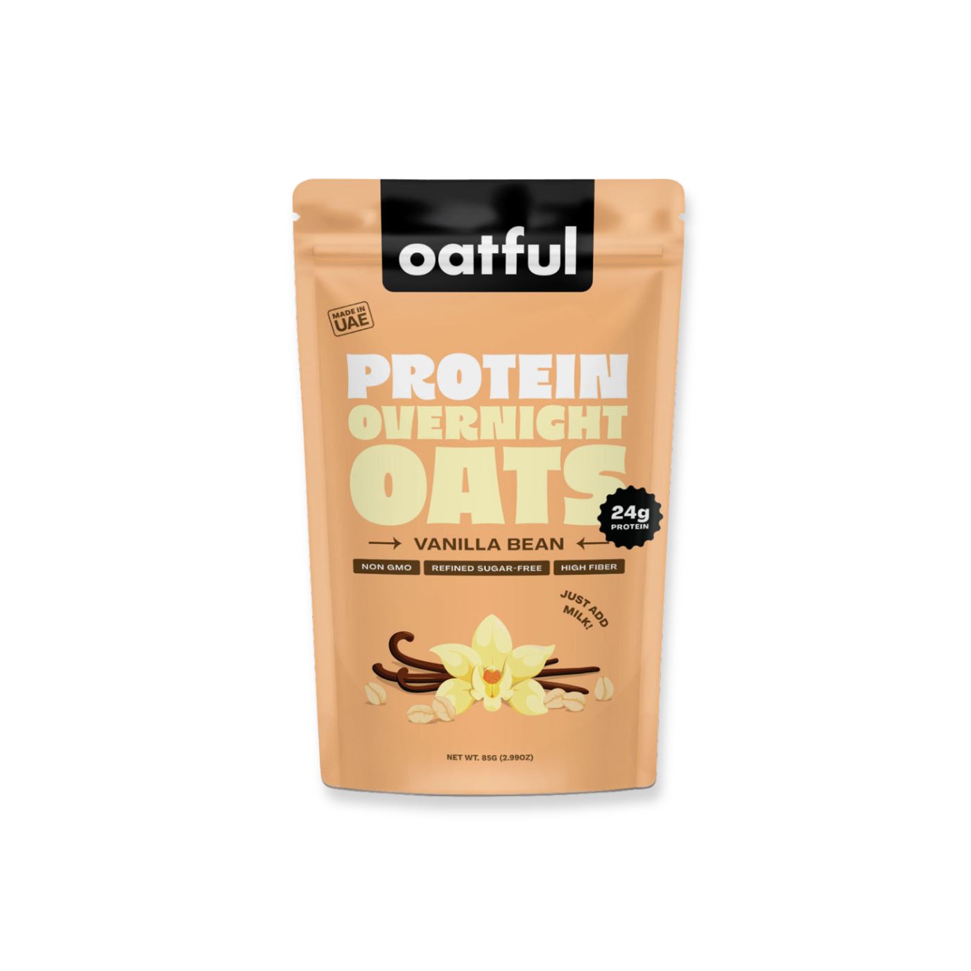 Oatful Vanilla Bean Protein Overnight Oats 85g