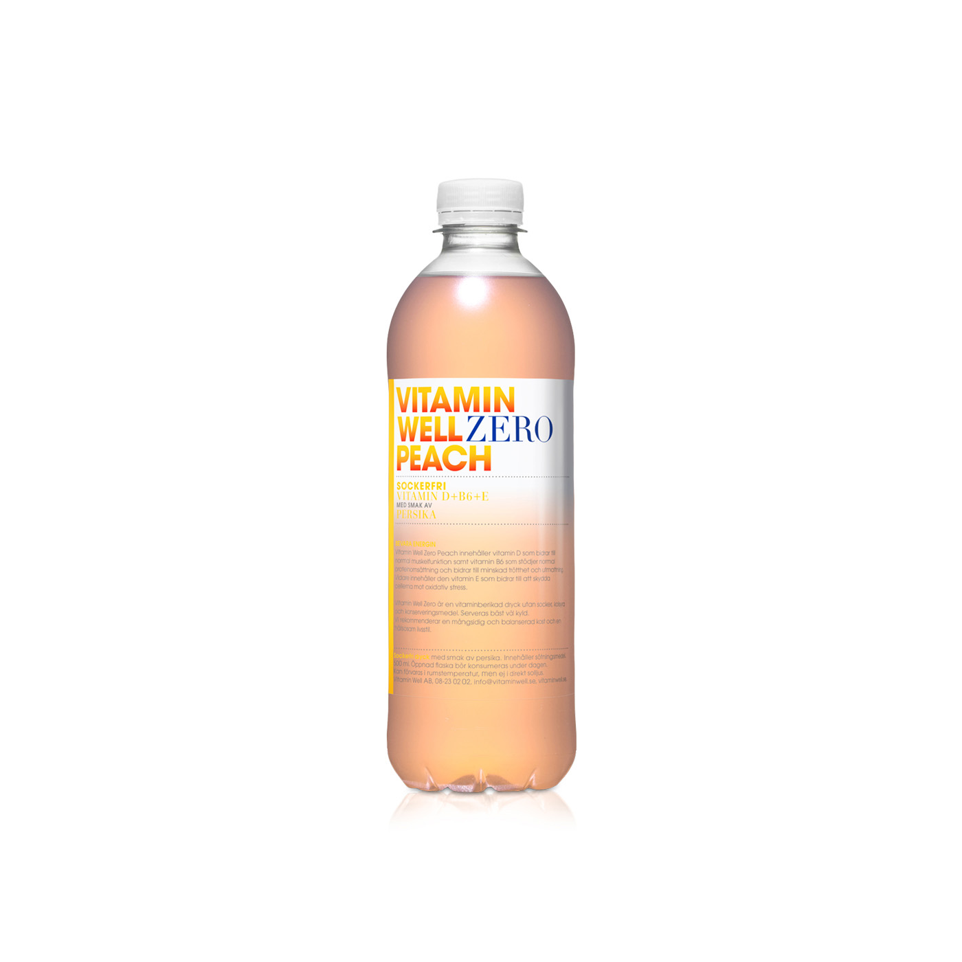 Vitamin Well Zero Peach 500ml