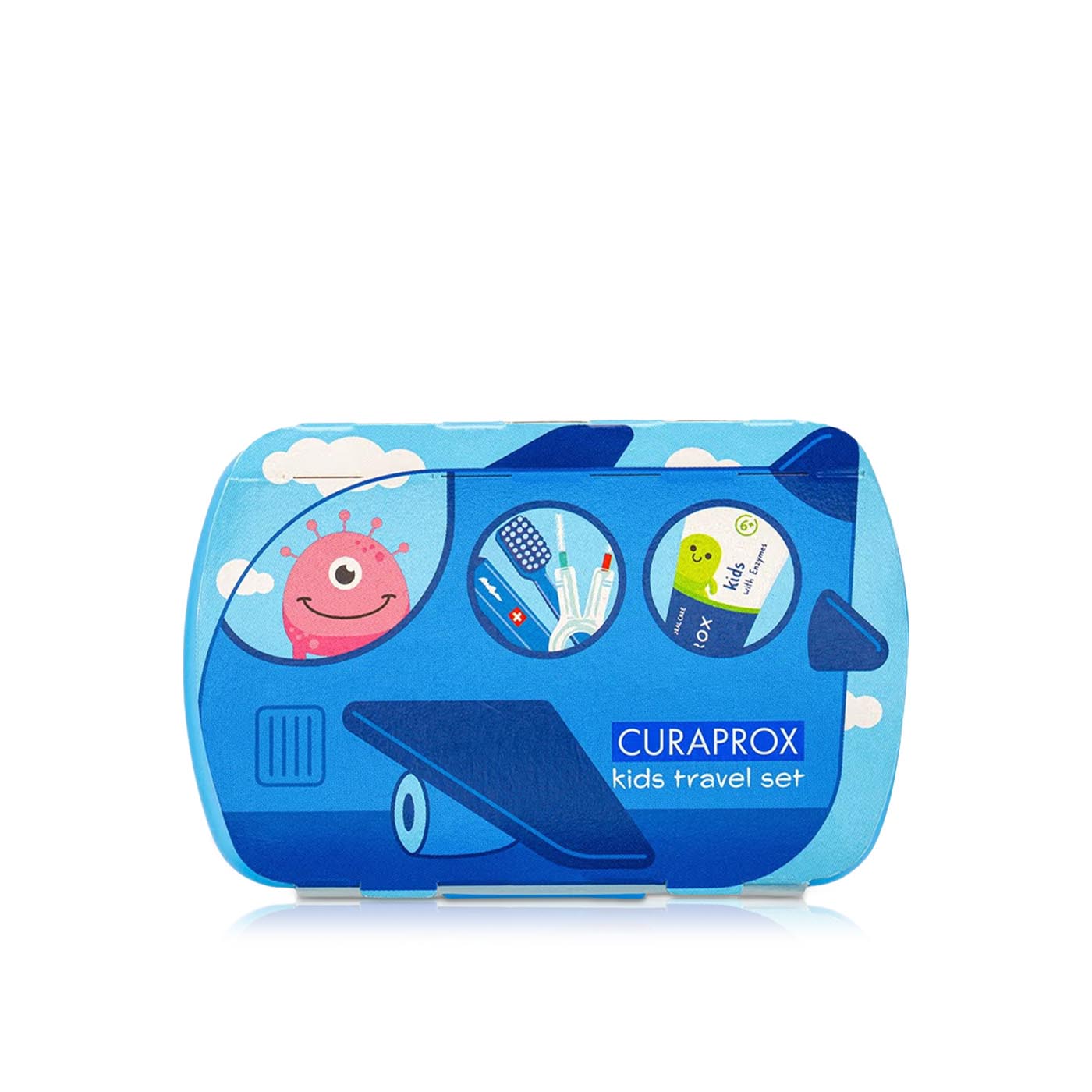 Curaprox Kids Blue Travel Kit