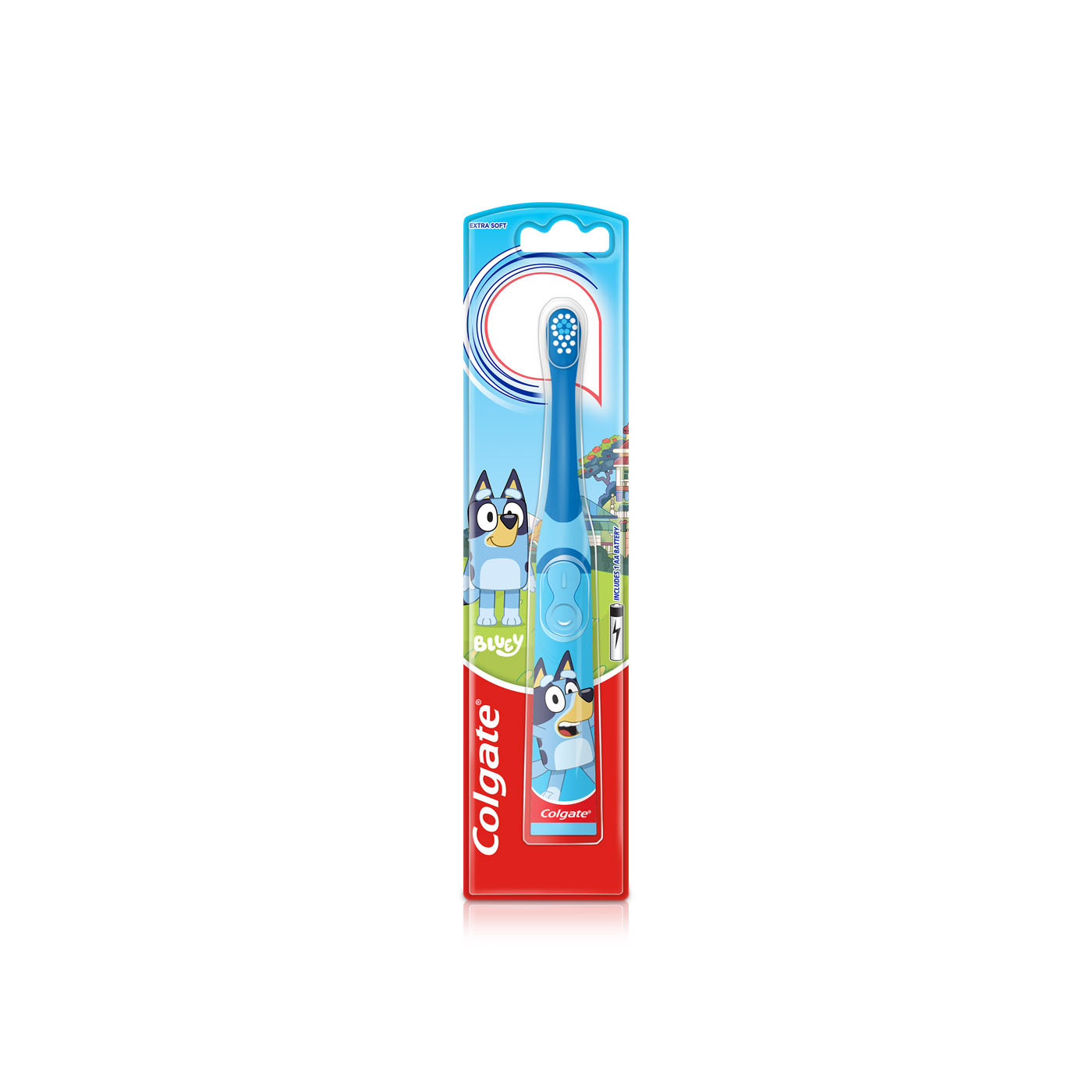 Colgate Kids Powered Extra Soft Bluey Toothbrush (6+years)