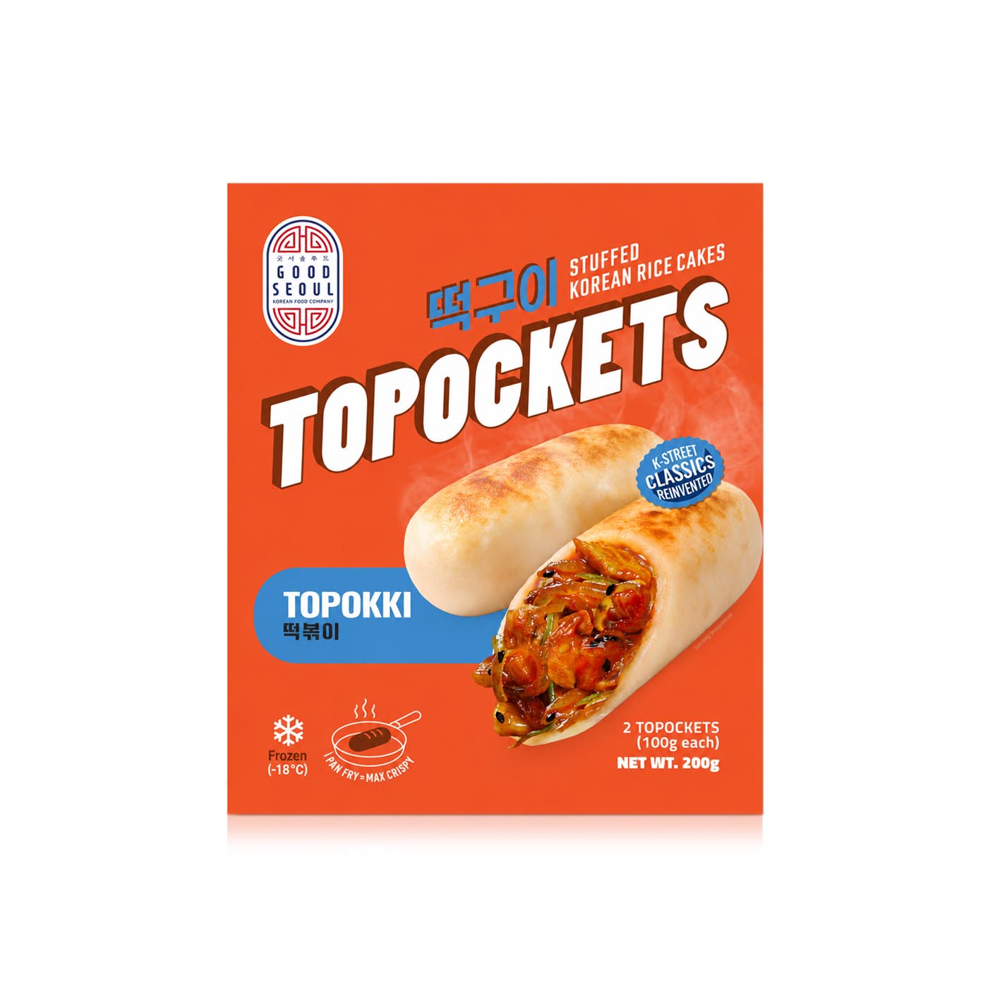 Goodseoul Topockets Topokki x 2 200g