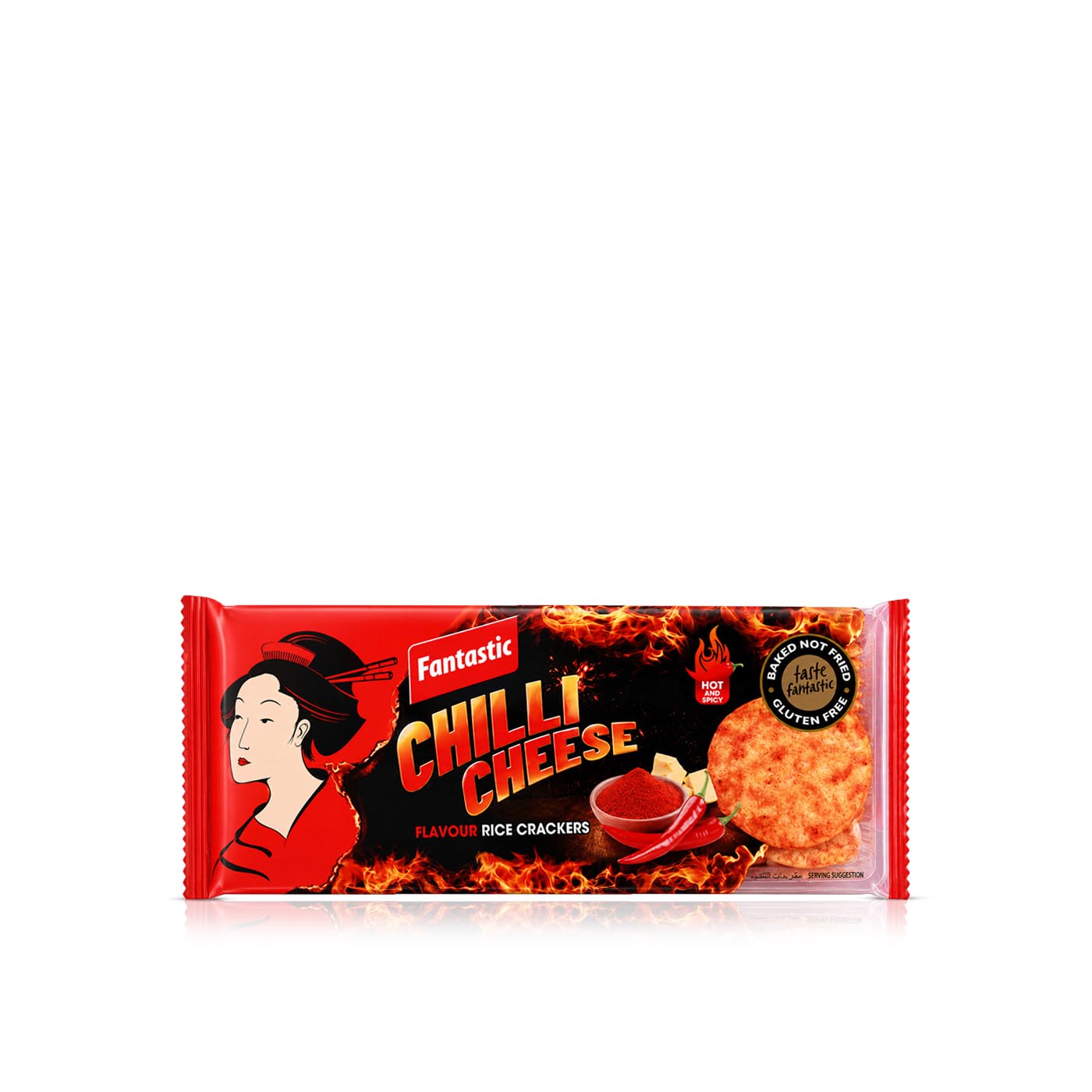 Fantastic Rice Chilli Cheese Rice Crackers 100g