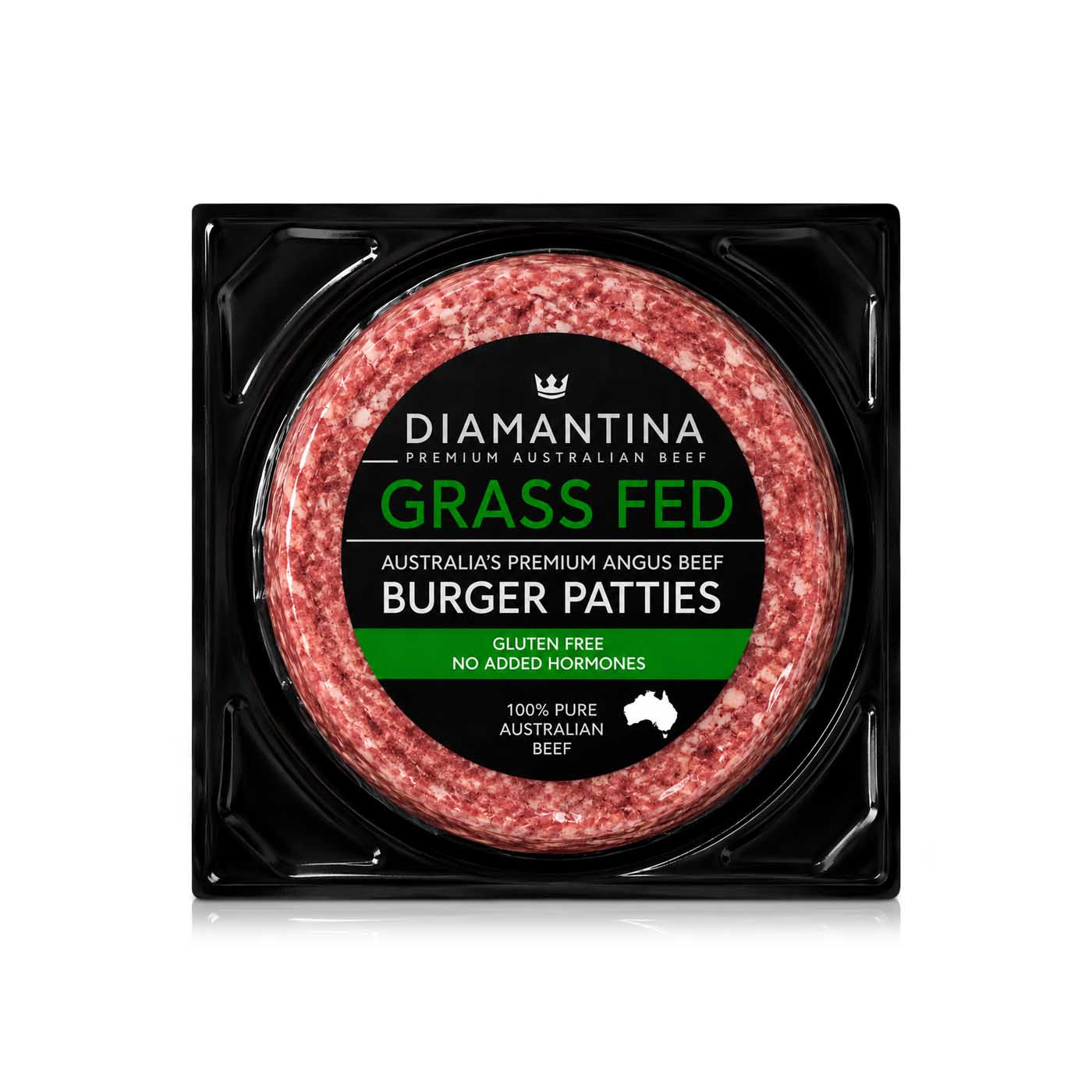 Diamantina Grass Fed Beef Burger Patties Australia 150g