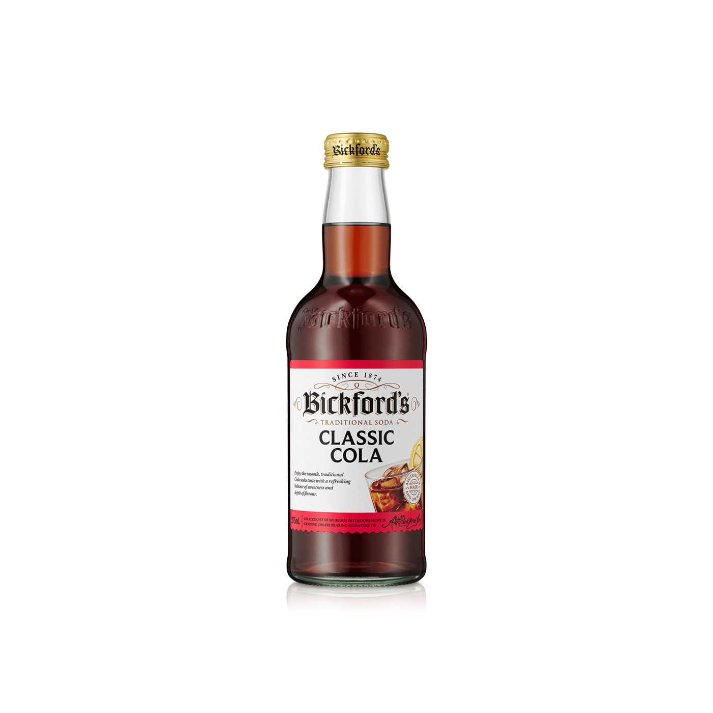 Bickfords Classic Cola Soda 275ml