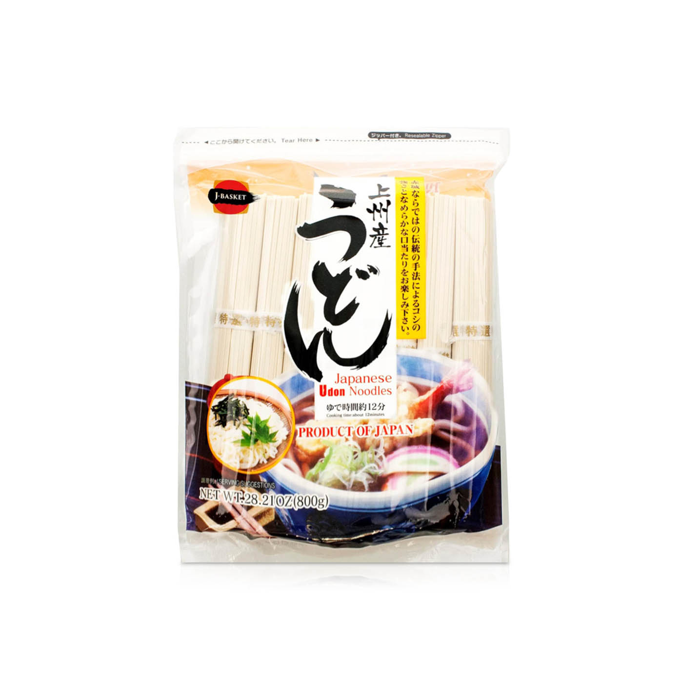 Jbasket Japanese Udon Noodles 800g