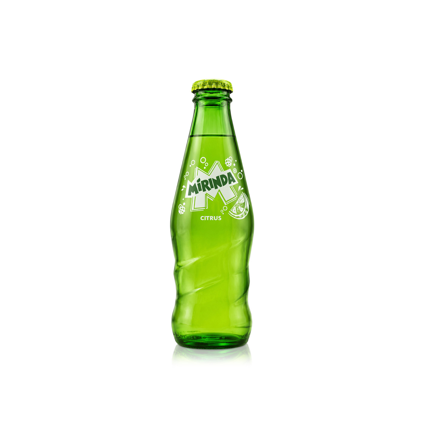 Mirinda Citrus Carbonated Soft Drink Glass Bottle 250ml