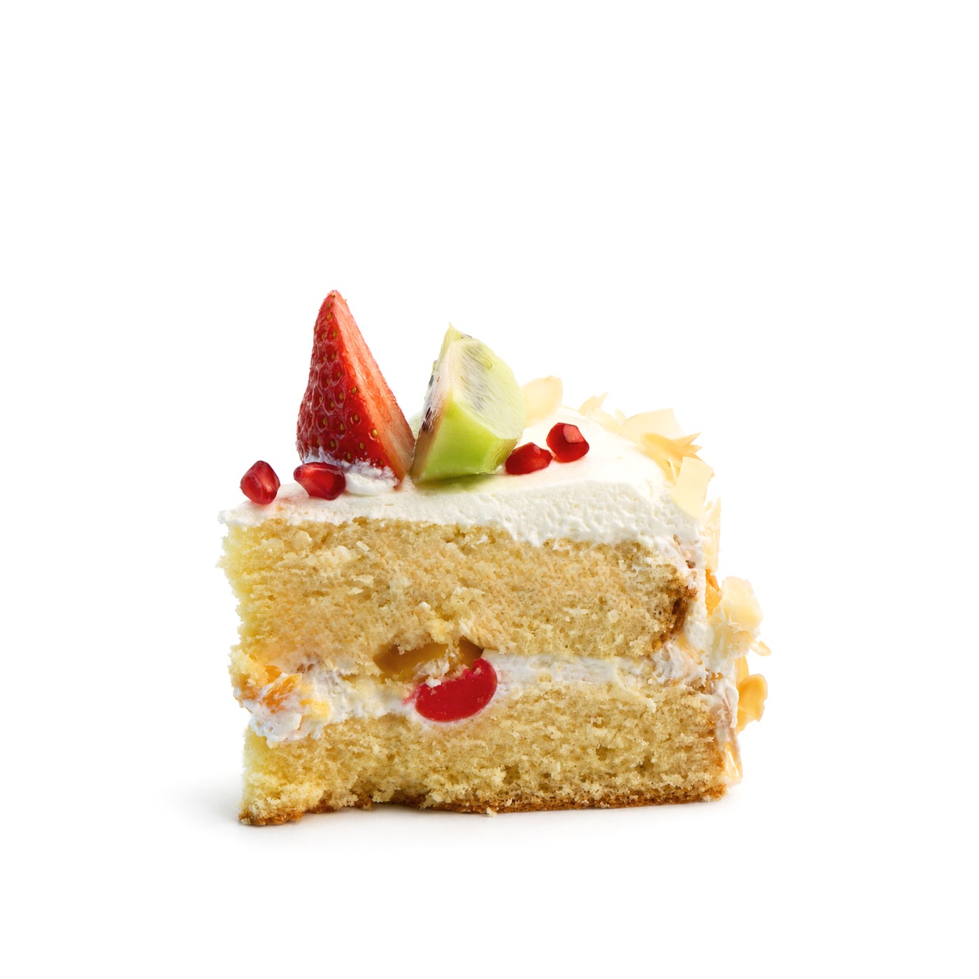 Mixed Fruit Cake Slice