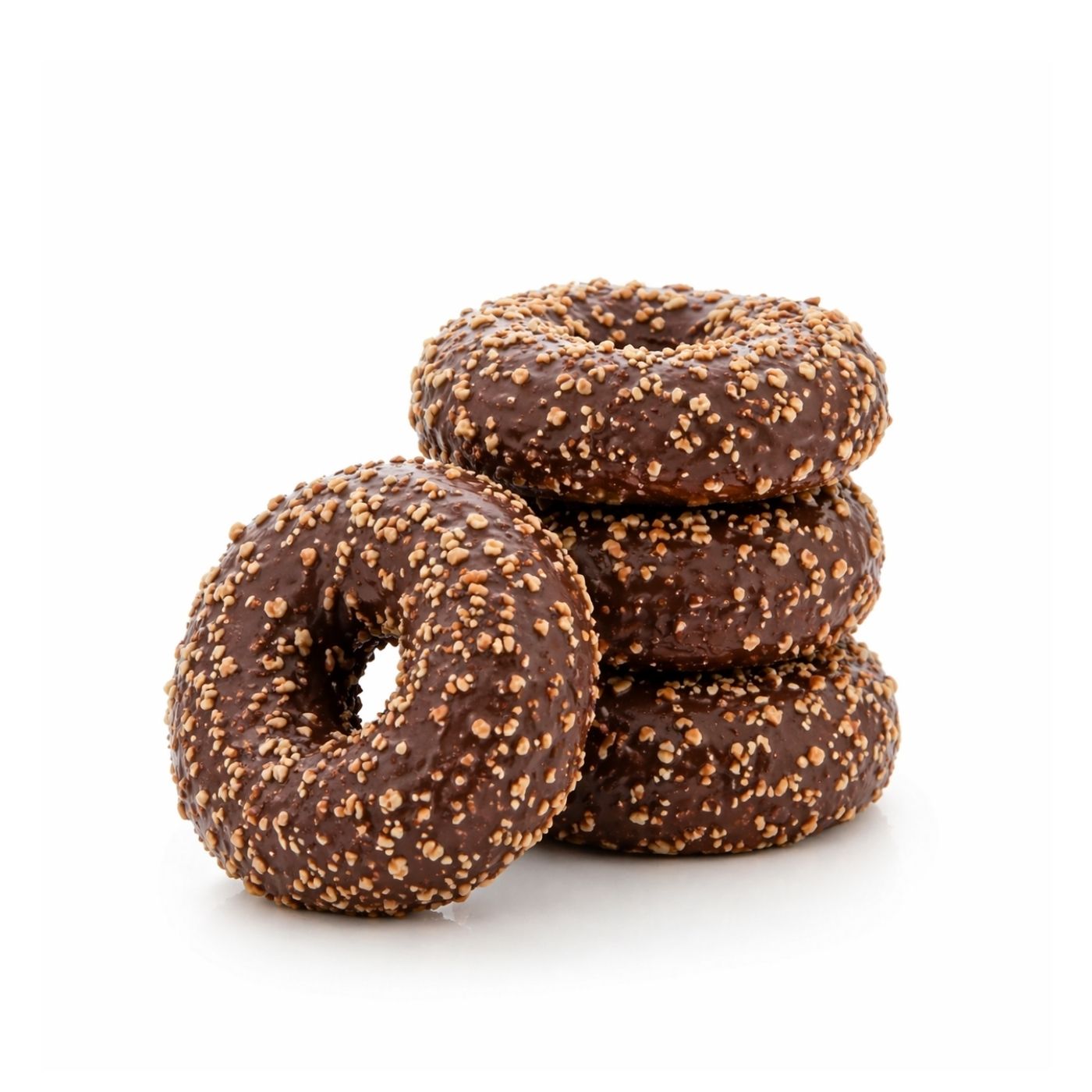 Spinneysfood Chocolate and Hazelnut Donuts 64g x 4