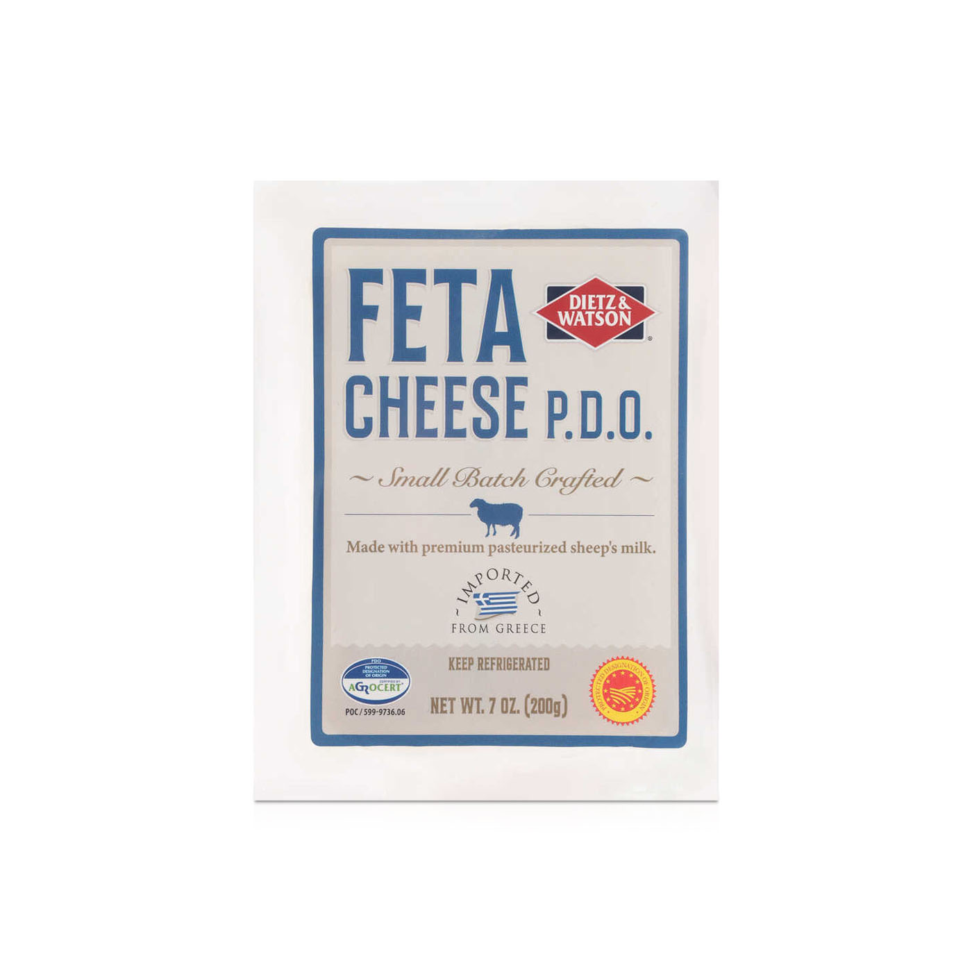 Dietz & Watson Feta Cheese 200g