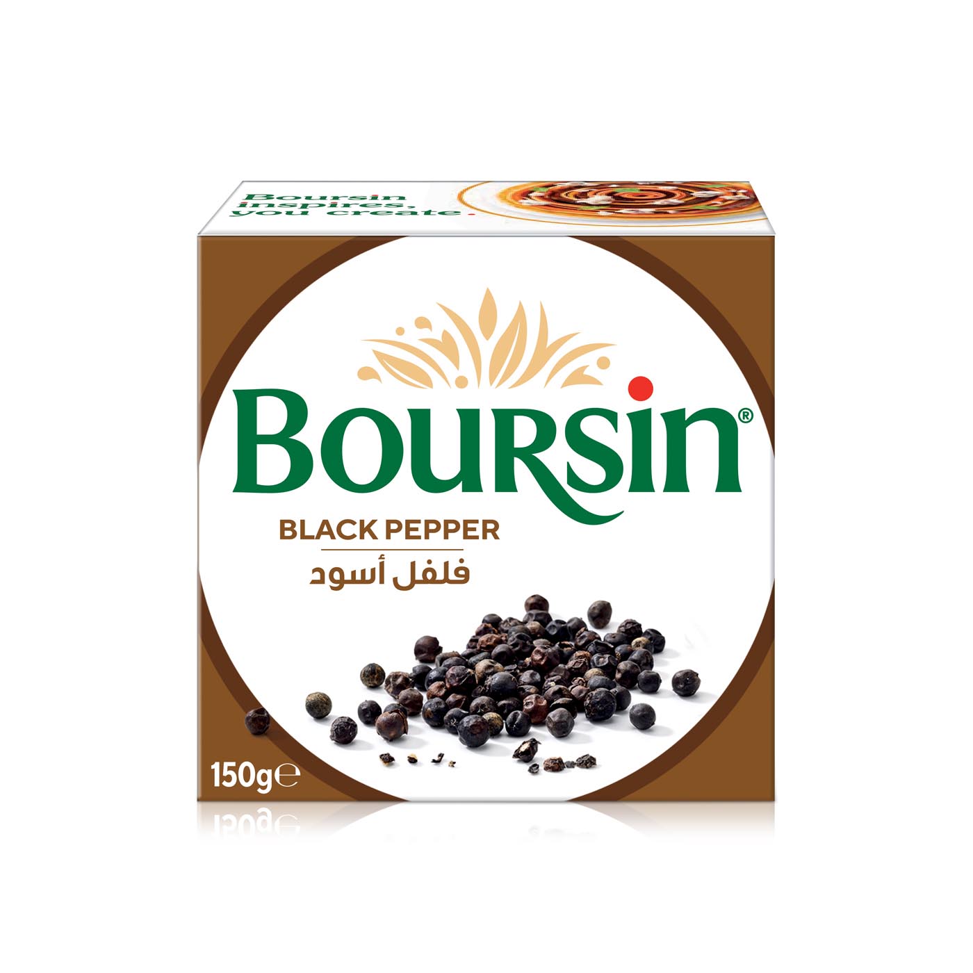 Boursin Soft Cheese Black Pepper 150g