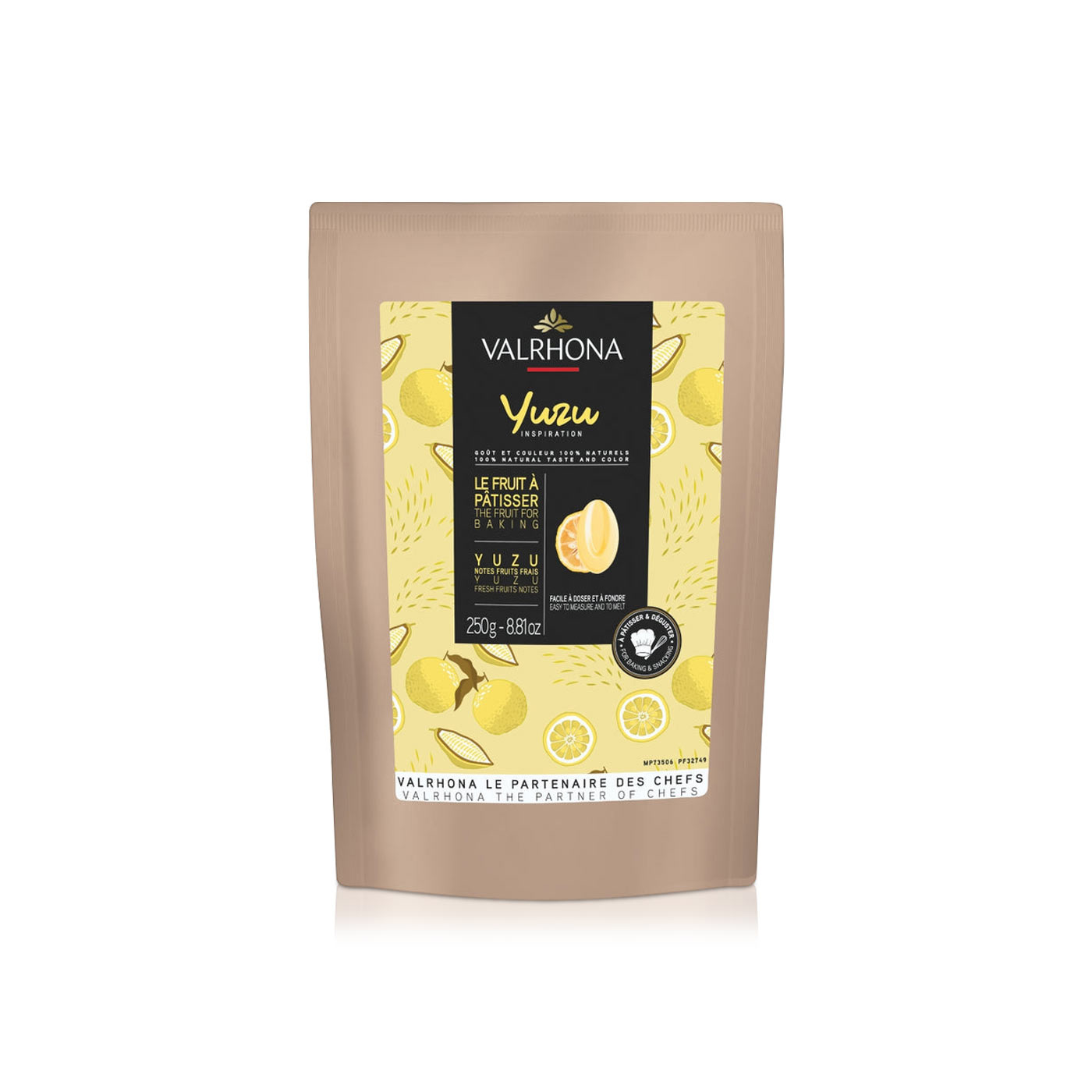 Valrhona Yuzu Baking Chocolate 250g