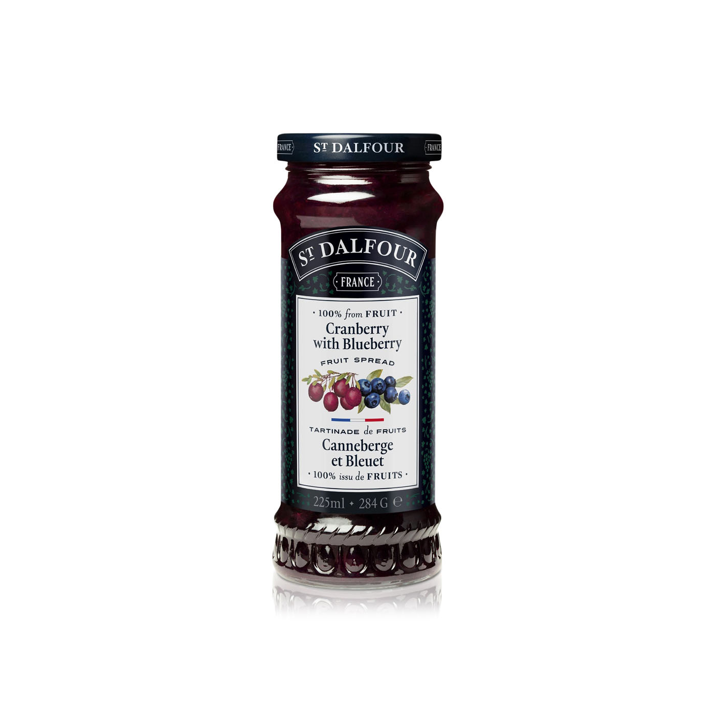 St Dalfour Cranberry & Blueberry Spread 284g
