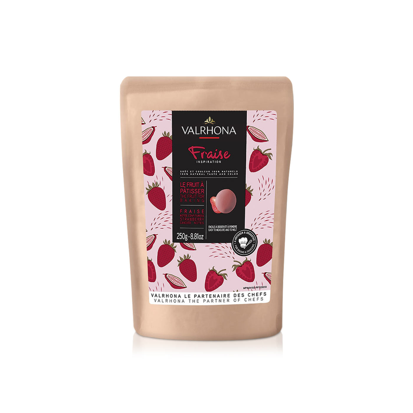 Valrhona Fraise Baking Chocolate 250g