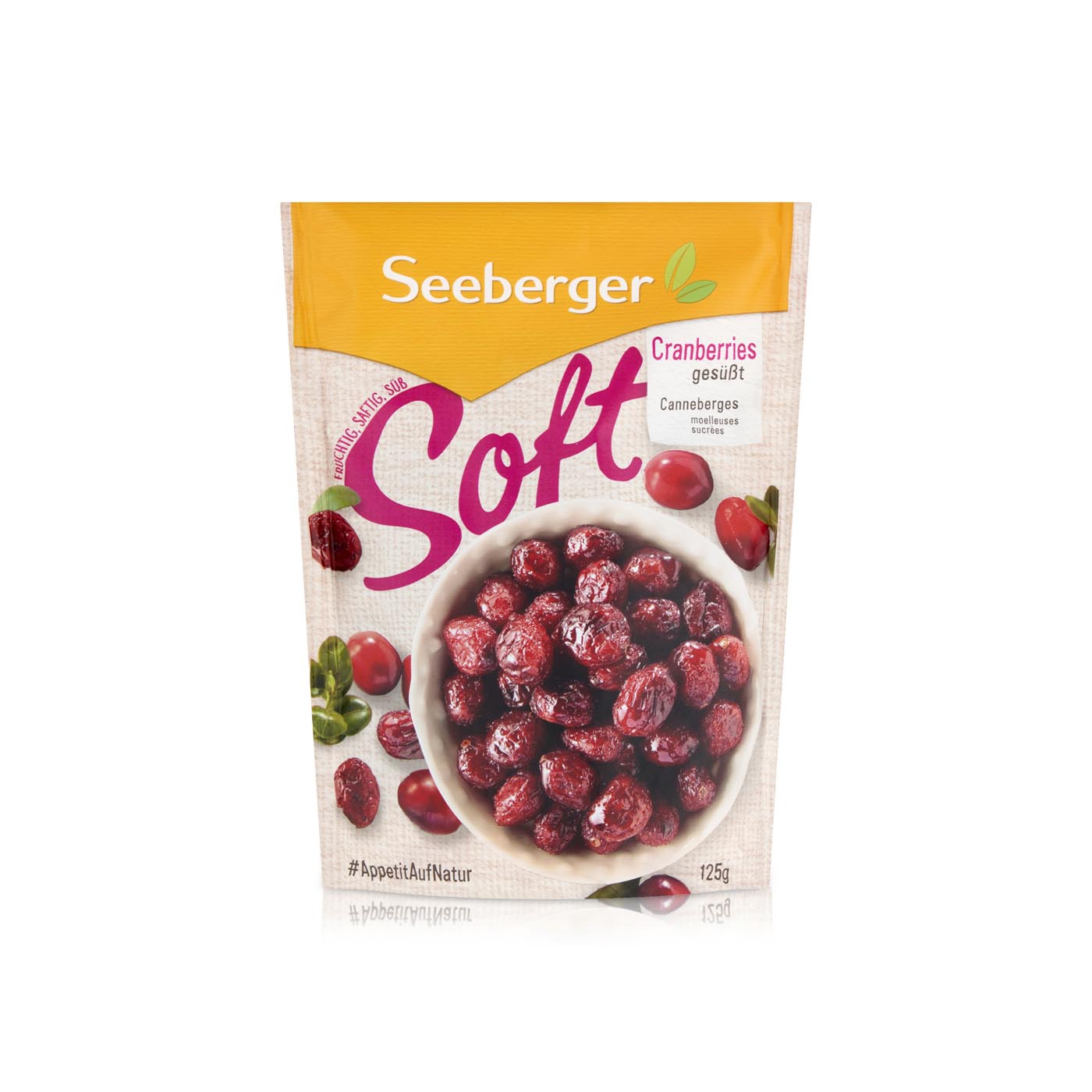 Seeberger Soft Dried Cranberries 125g