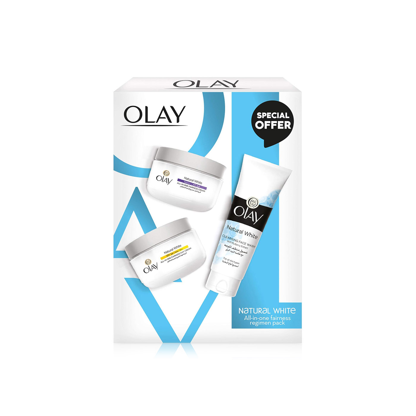 Olay Natural White Fairness Skincare Set
